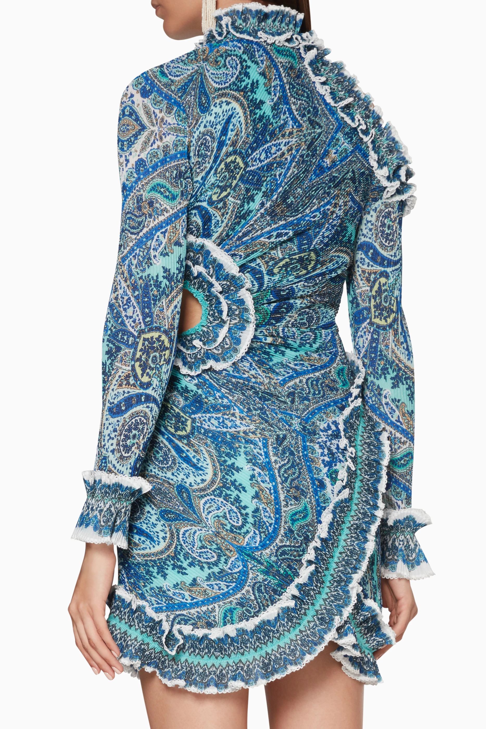 Moncur asymmetric mini dress discount