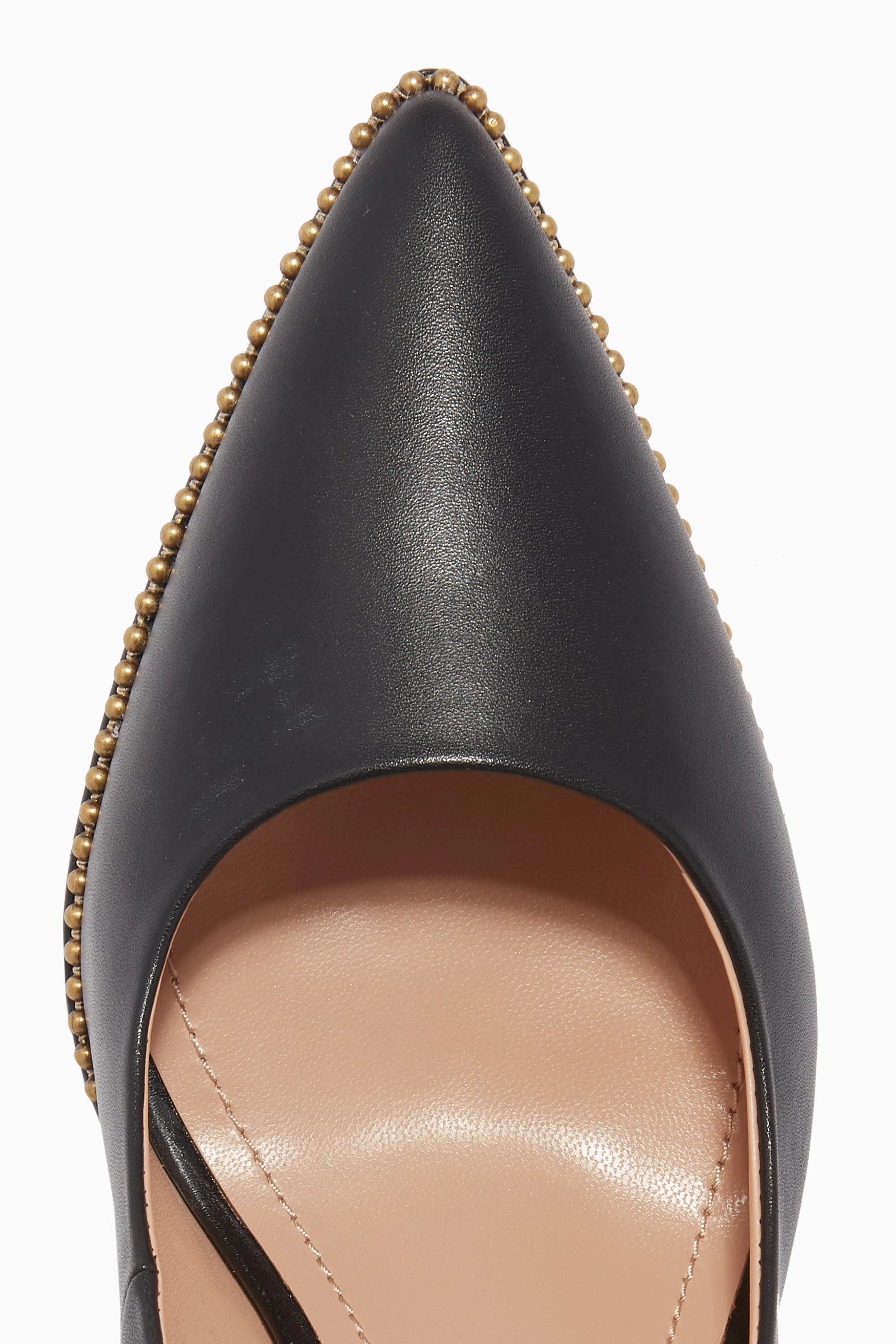 Buy Coach Black Waverly Beadchain Leather Pumps For Women Online Ounass UAE