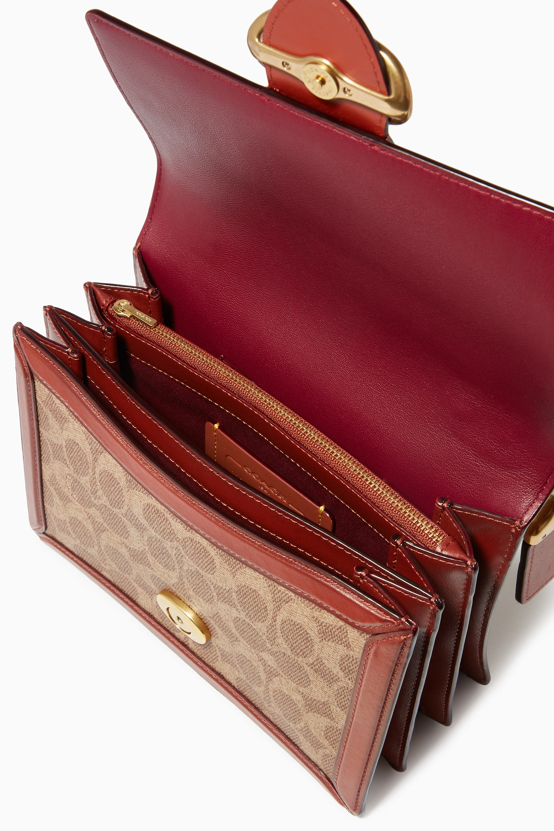 Riley top handle 22 in signature canvas discount