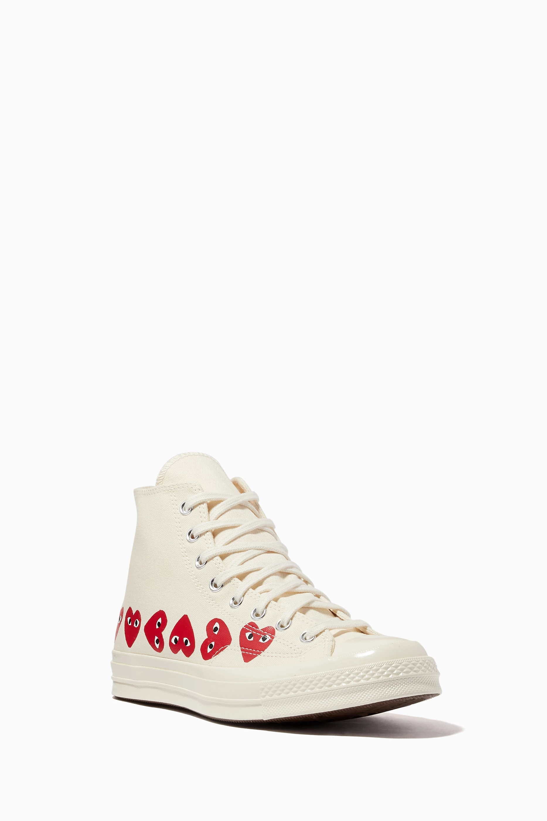 High Top Comme Des Garcons Converse Uk 12 Buy Comme Des Garçons PLAY  Neutral X Converse Chuck 70 High Top