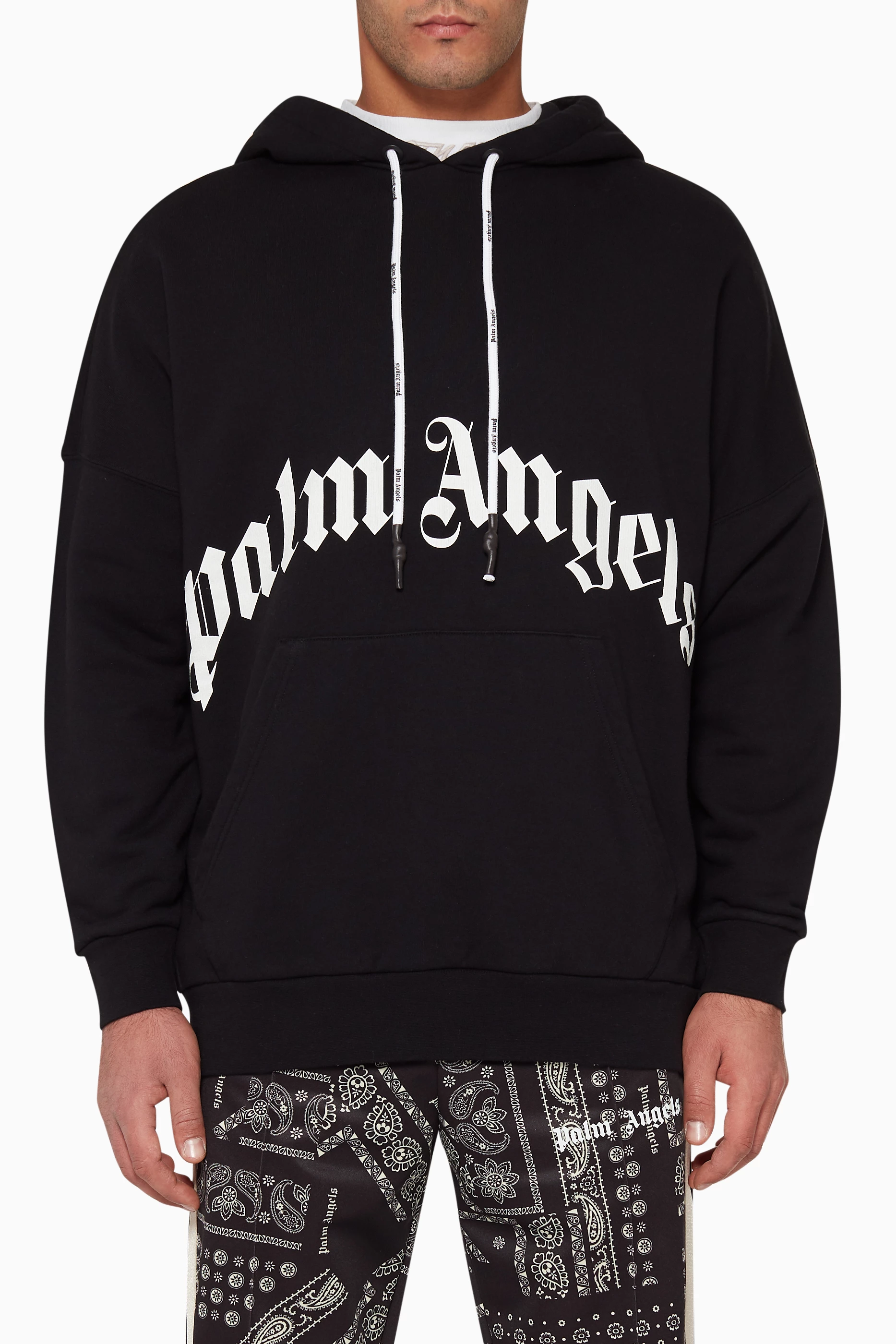 Palm angels thinking skull hoodie discount
