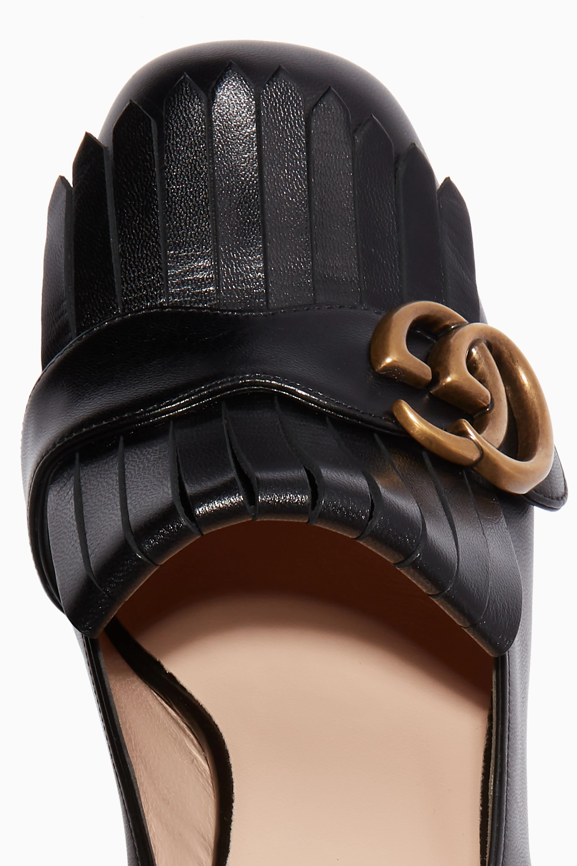 Gucci marmont leather pumps cheap