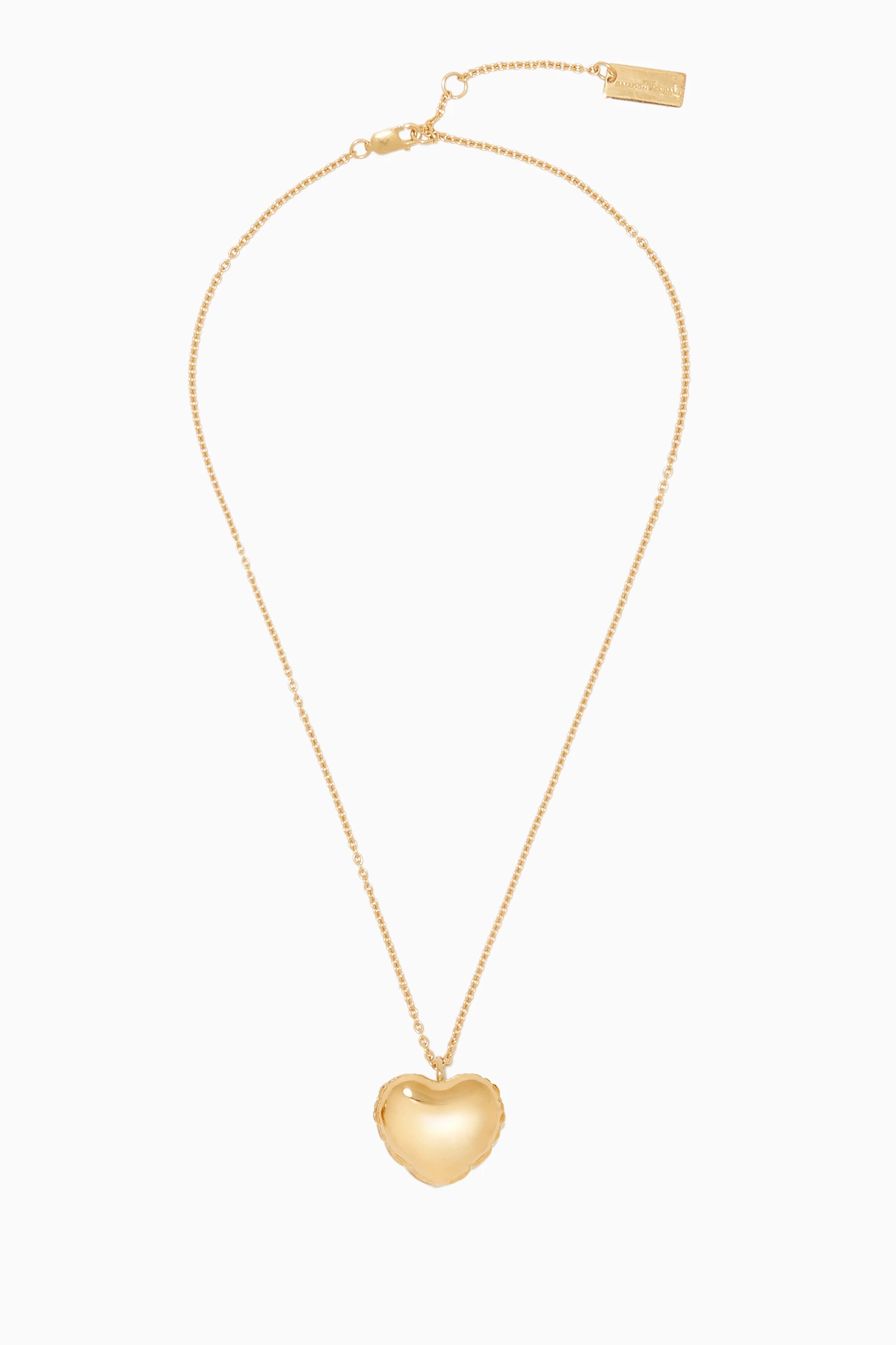 Buy Marc Jacobs Gold Gold-Plated Balloon Heart Necklace For