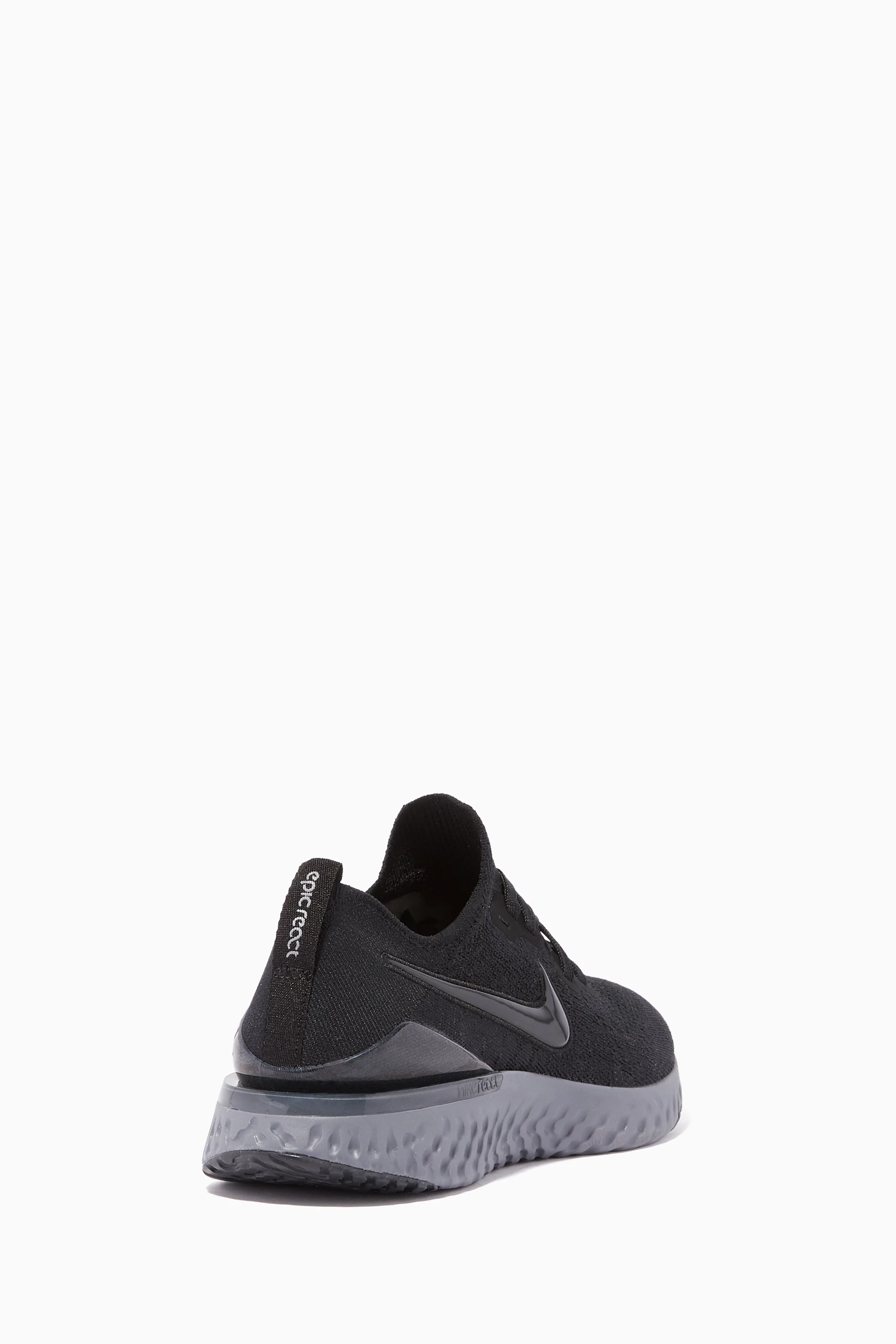 Epic react flyknit 2 black womens cheap