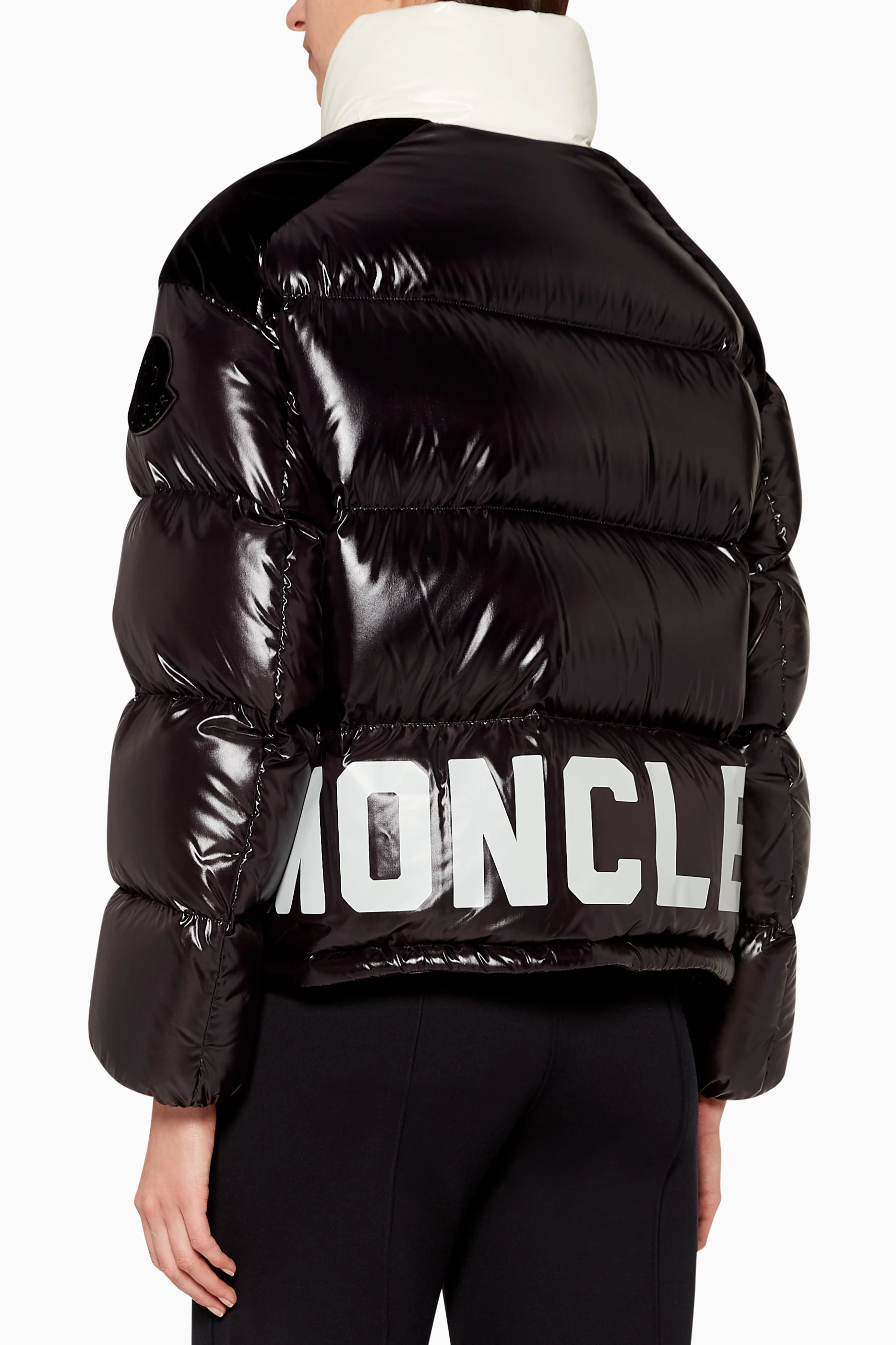 Buy Moncler Black Chouelle Giubbotto Two-Tone Down Jacket For
