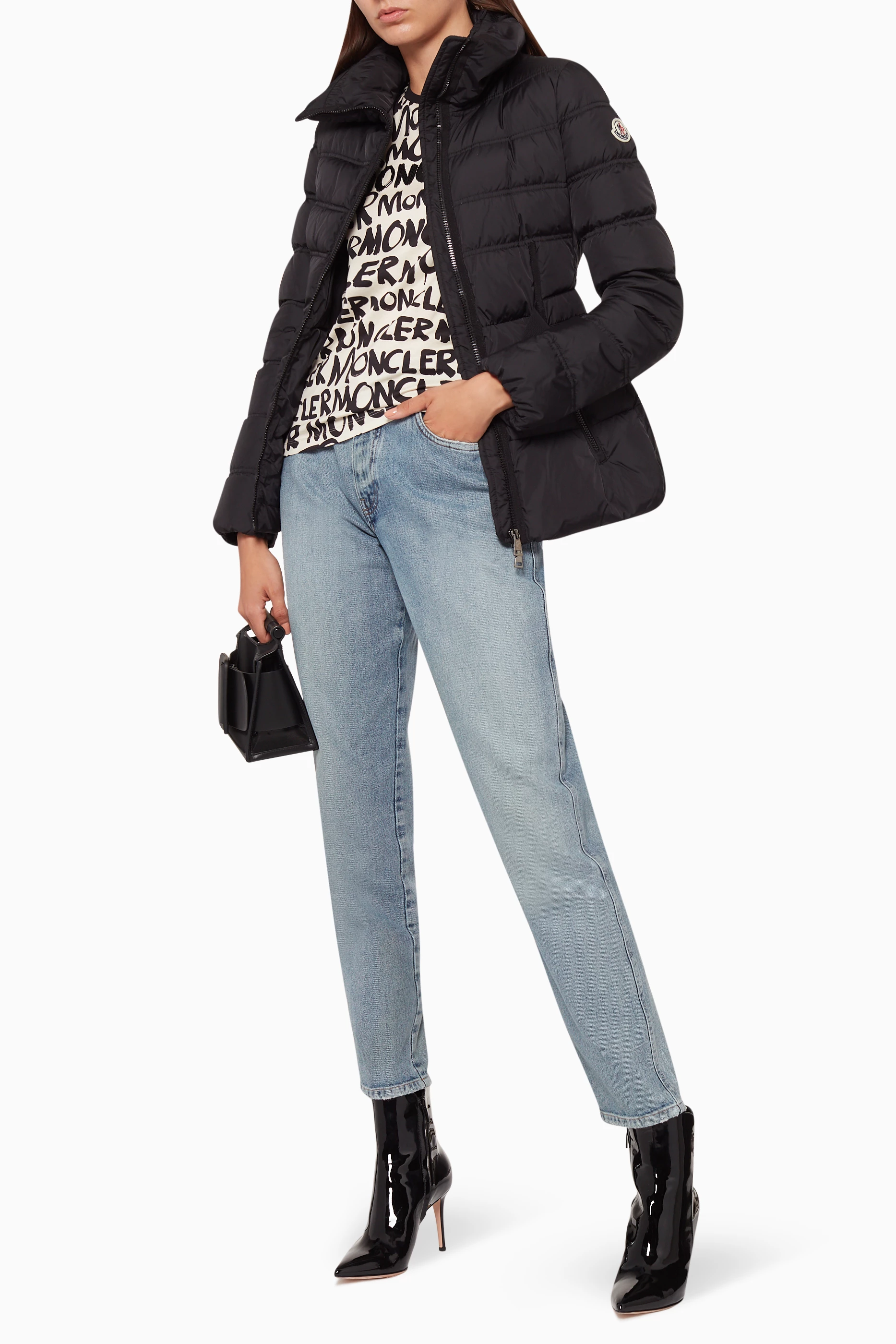 Buy Moncler Black Belted Alouette Jacket For Women Online | Ounass UAE