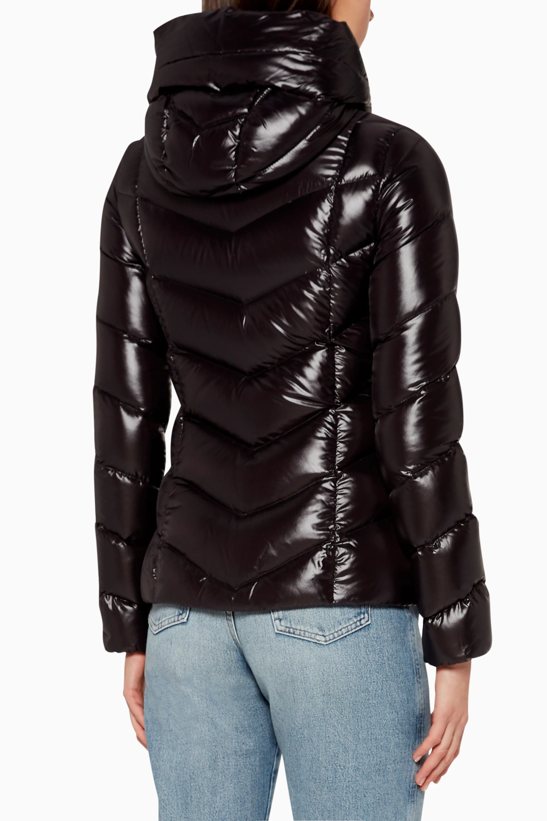 Buy Moncler Black Fulig Down Filled Jacket For Women Online Ounass UAE