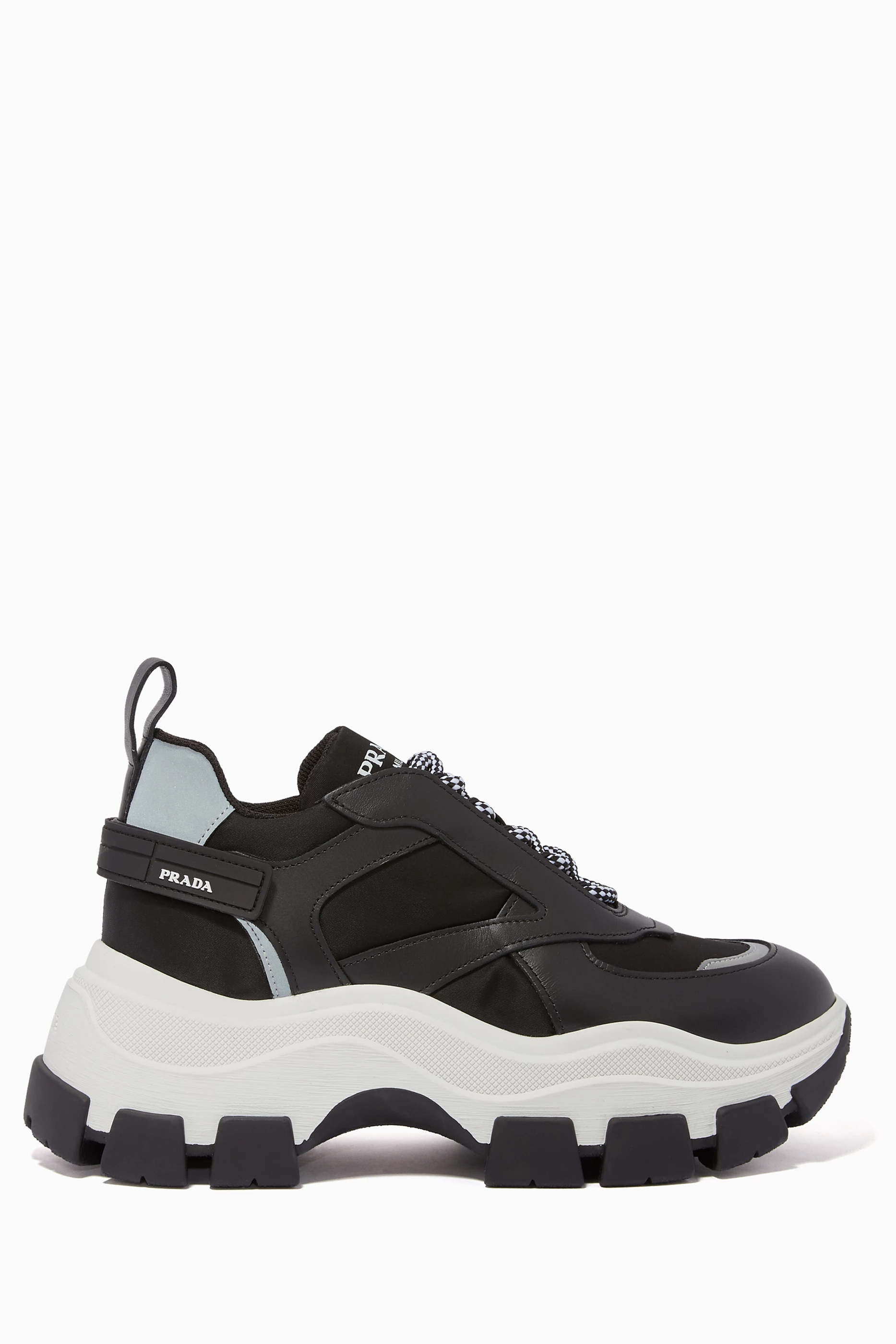 Chunky prada sneakers clearance