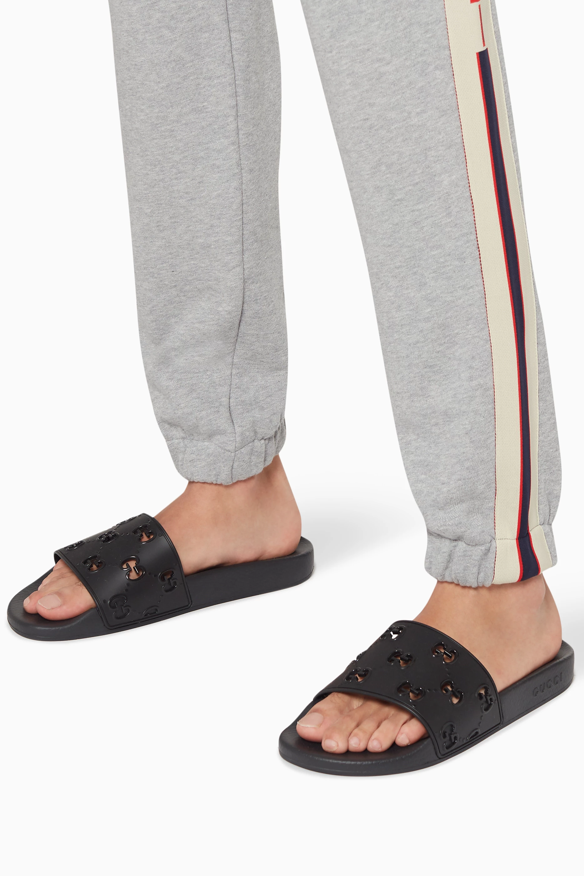 Gucci rubber gg slides outlet