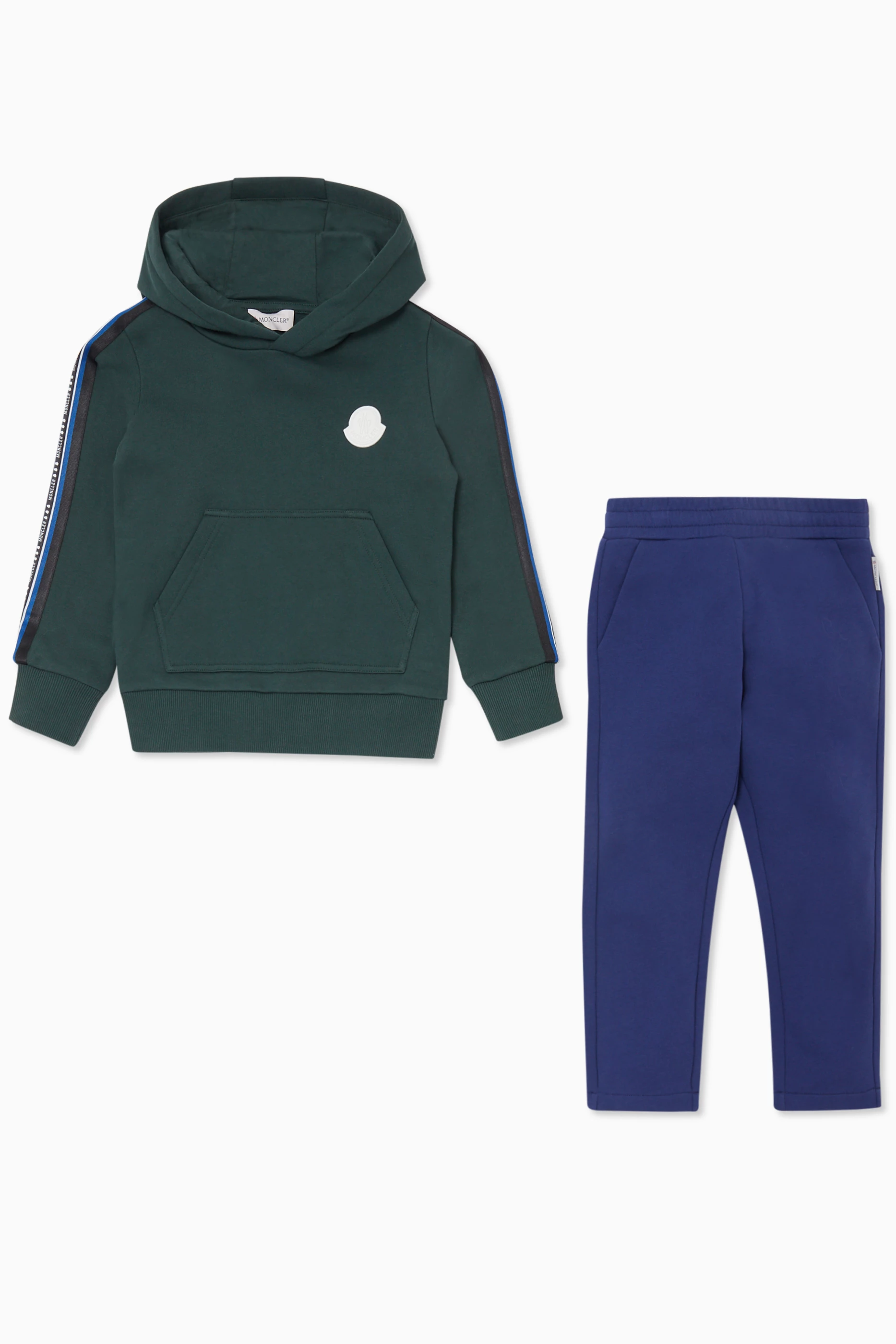Moncler blue tracksuit outlet
