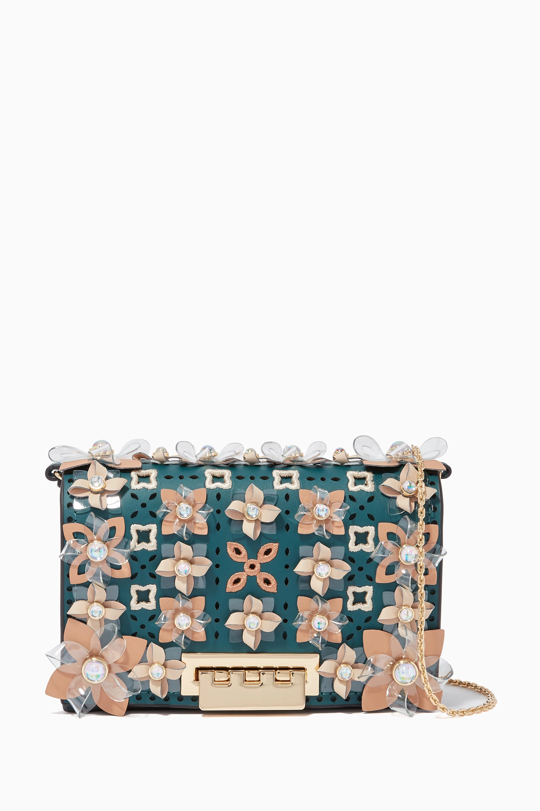 Zac posen earthette accordion crossbody top