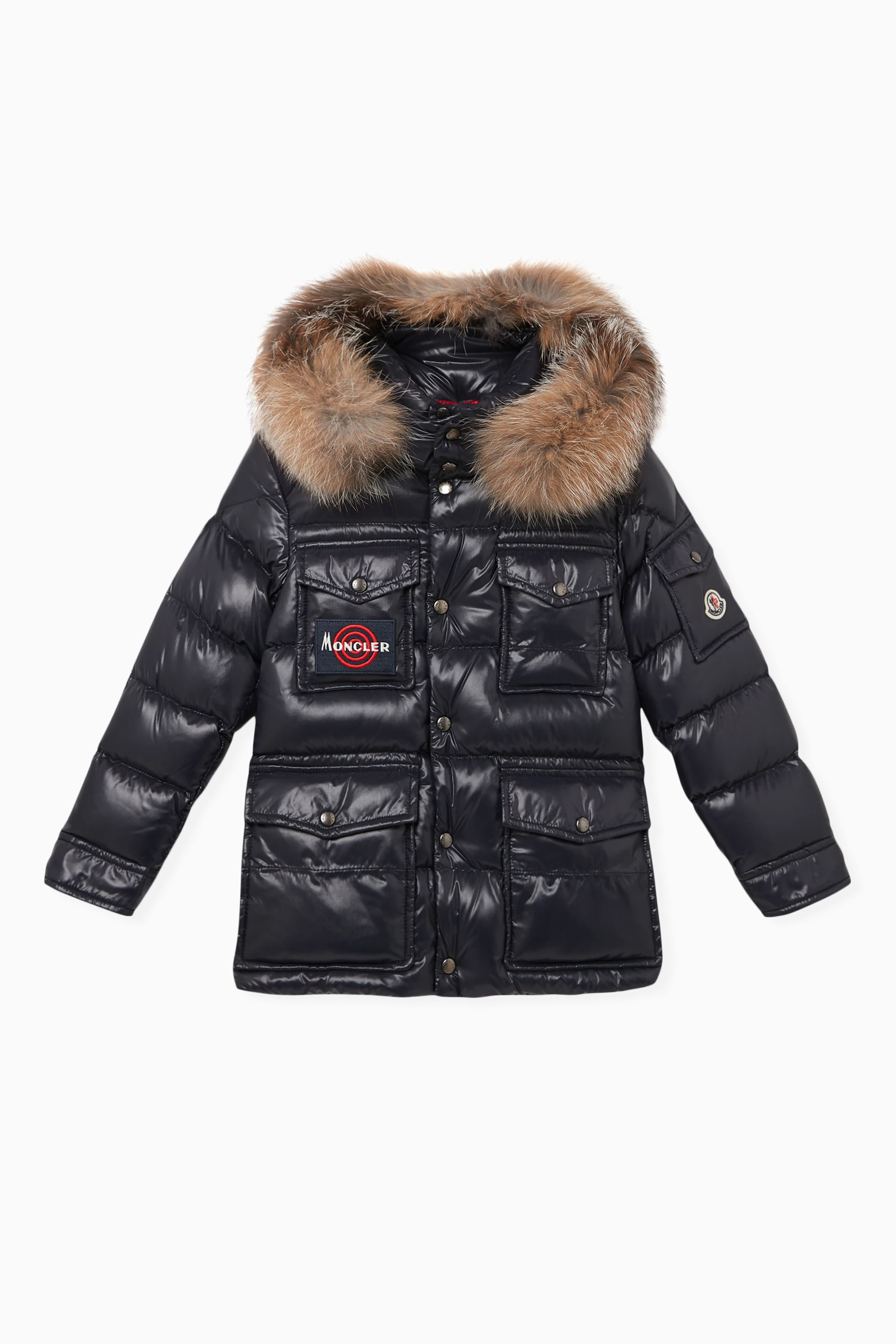 Buy Moncler Enfant Blue Severac Down Puffer Jacket For Boys Online Ounass UAE