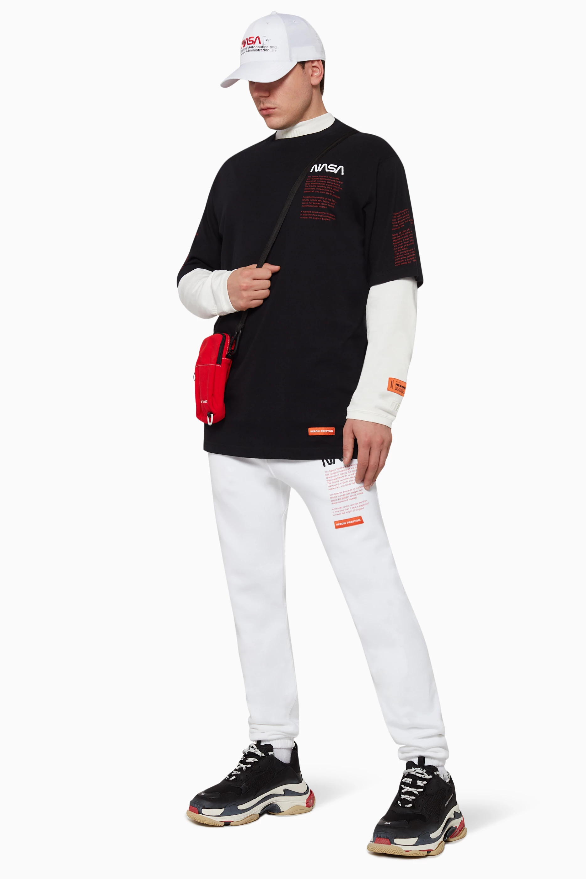 Nasa sweatpants heron preston hotsell