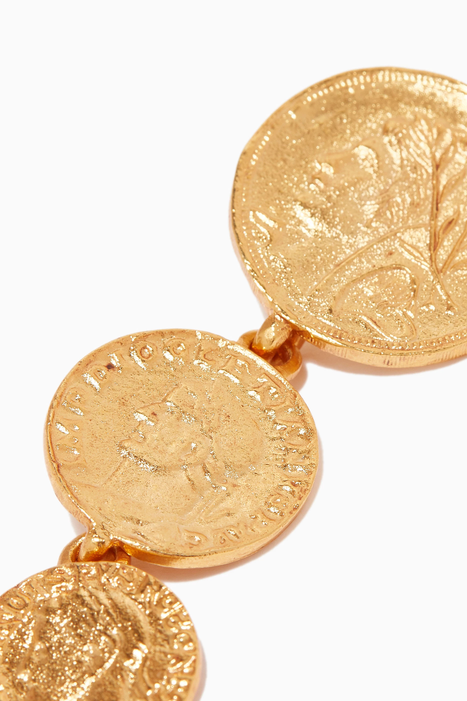 Oscar de la renta coin earrings deals