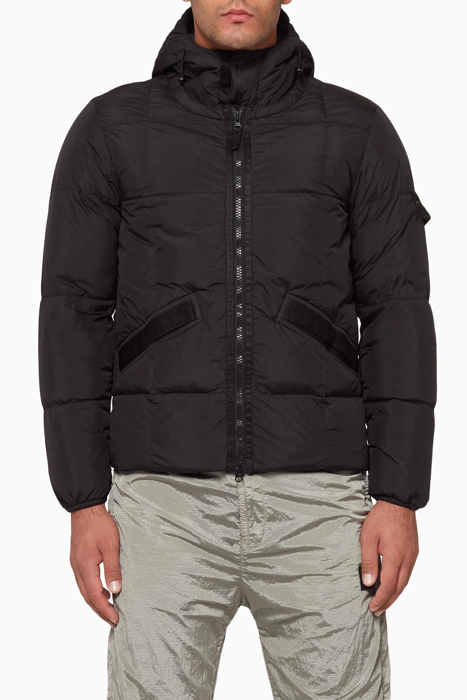 Stone island crinkle parka best sale