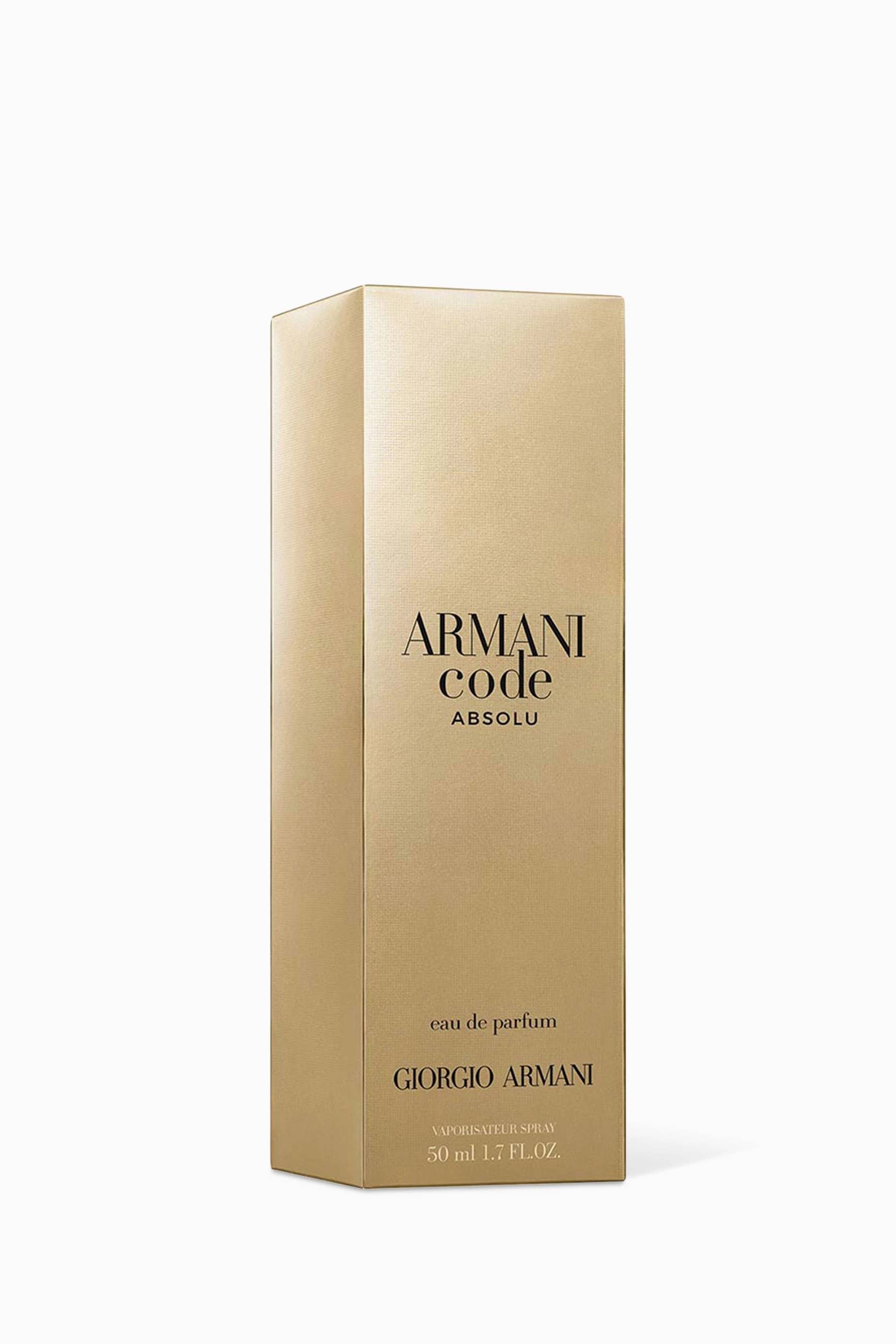 Buy Armani Beauty Code Absolu Femme Eau de Parfum, 50ml For Women