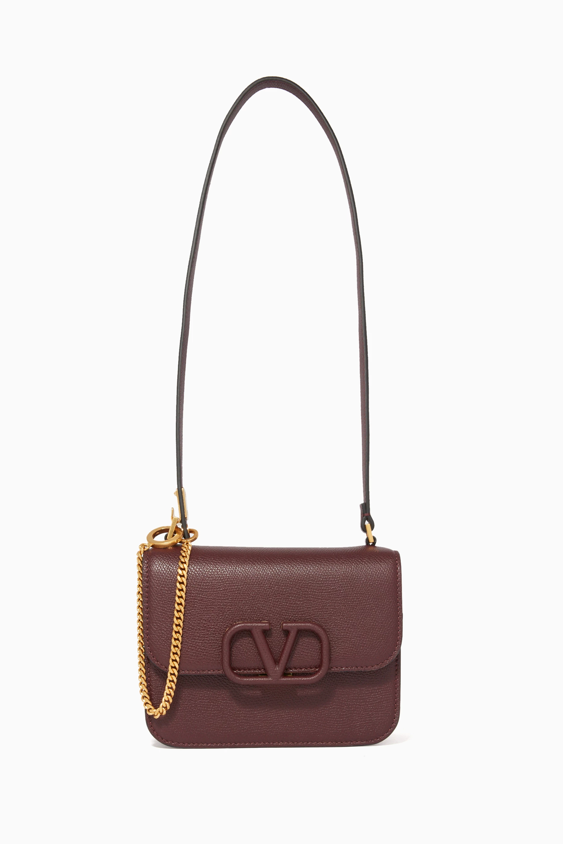 Burgundy valentino bag clearance