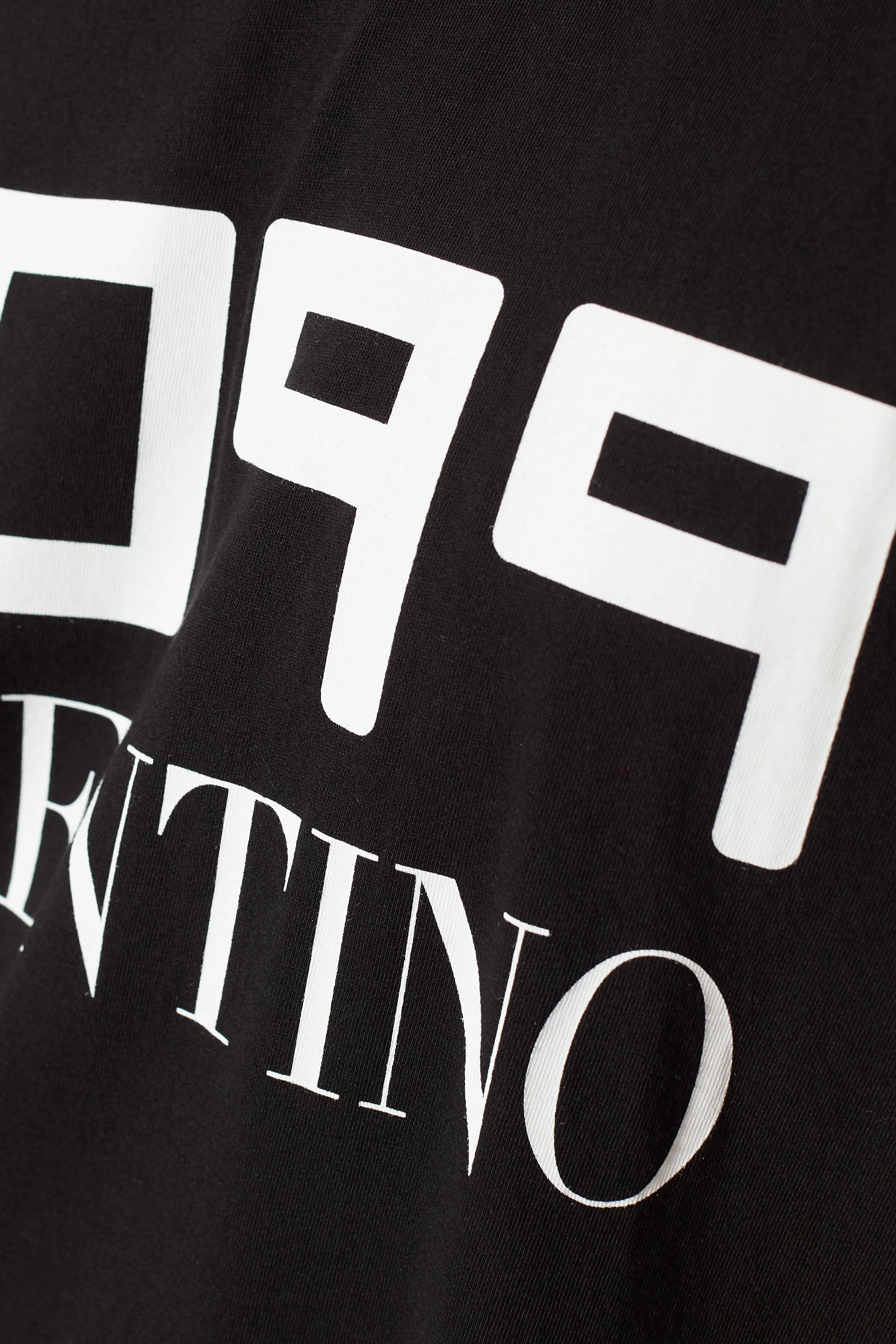 Buy Valentino Garavani Black 2099 Logo Print T Shirt For Men Online Ounass UAE