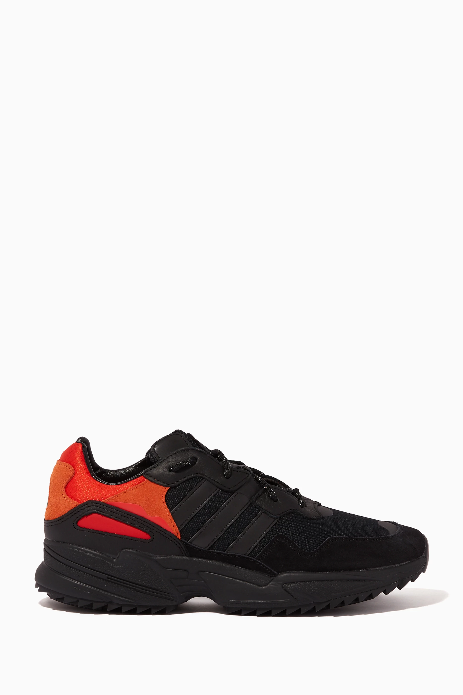 Buy adidas Black Yung 96 Trail Mesh Leather Sneakers For Men Online Ounass UAE