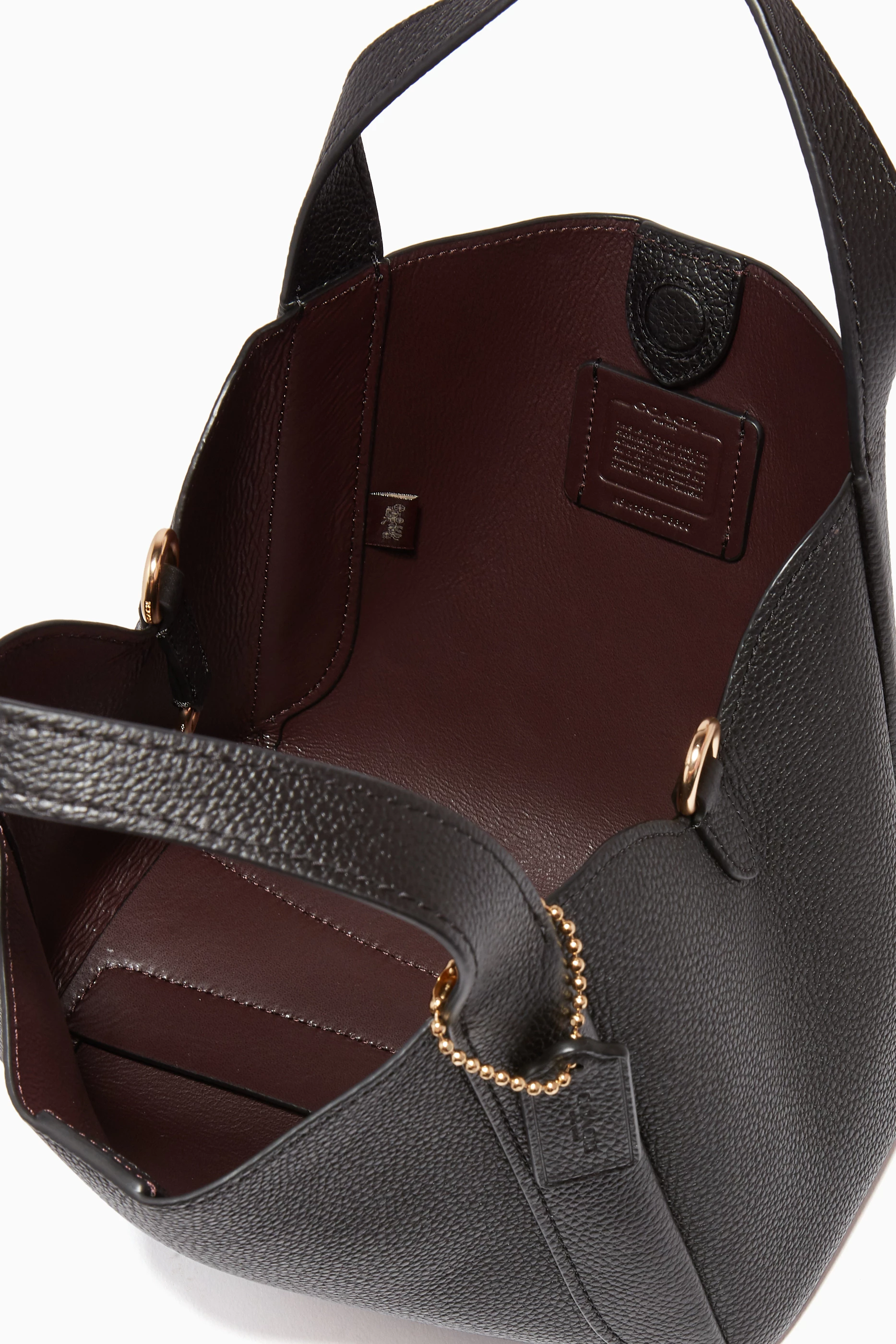 Buy Coach Black Hadley Hobo 21 Pebble Leather Bag For Women Online Ounass UAE