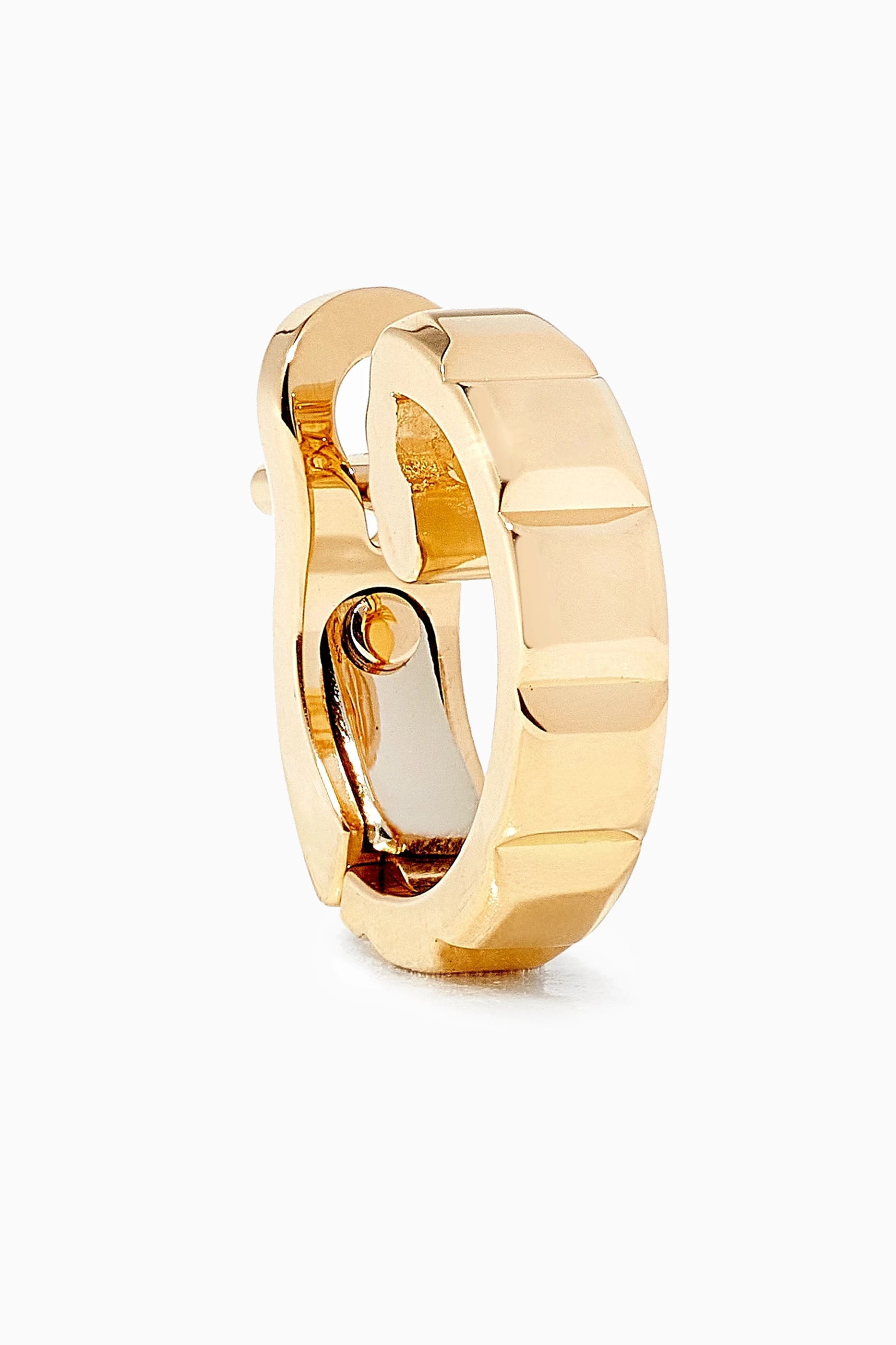 Buy Boucheron Yellow Quatre Clou De Paris Single Clip Earring in