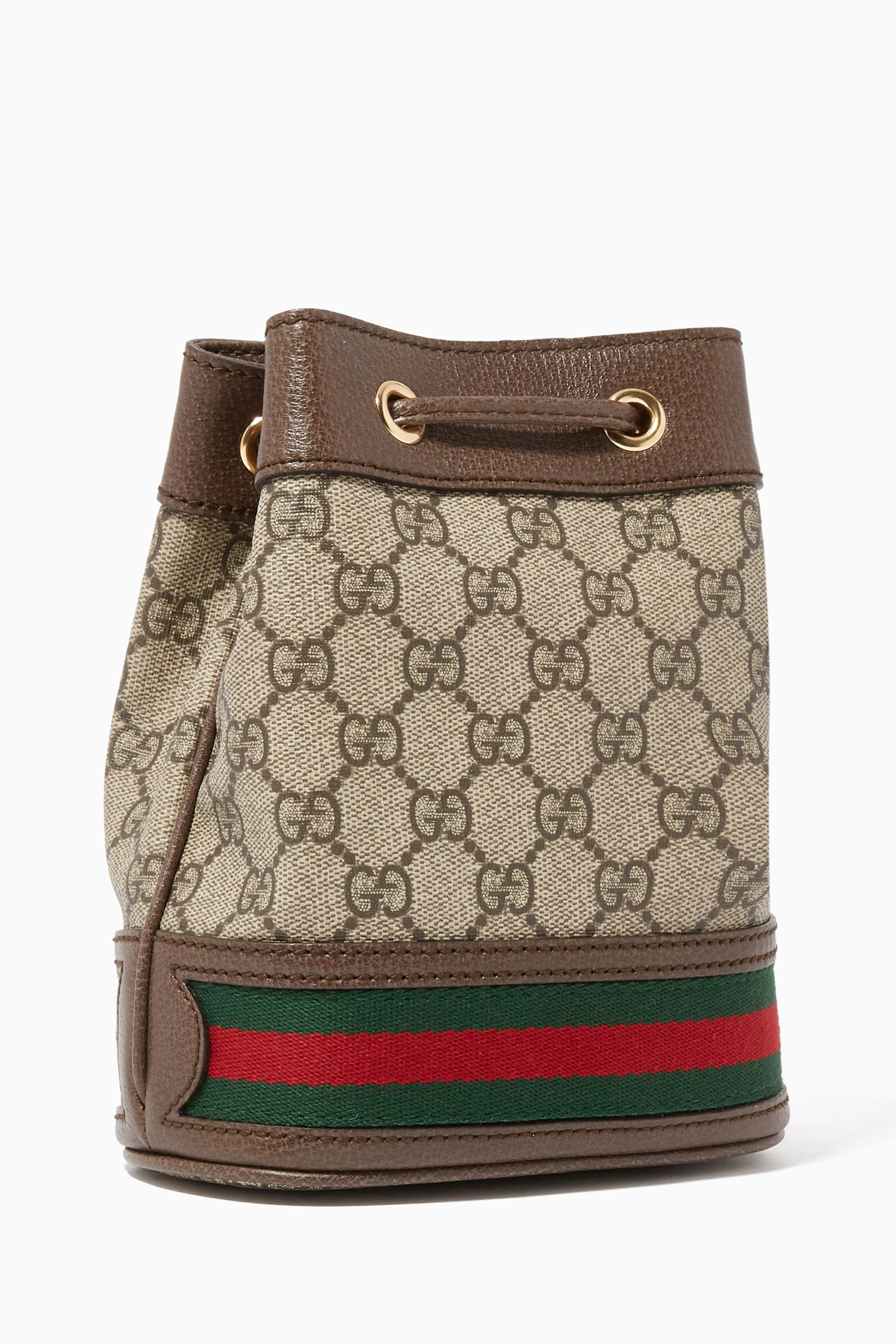 Gucci ophidia mini gg supreme canvas bucket bag shop