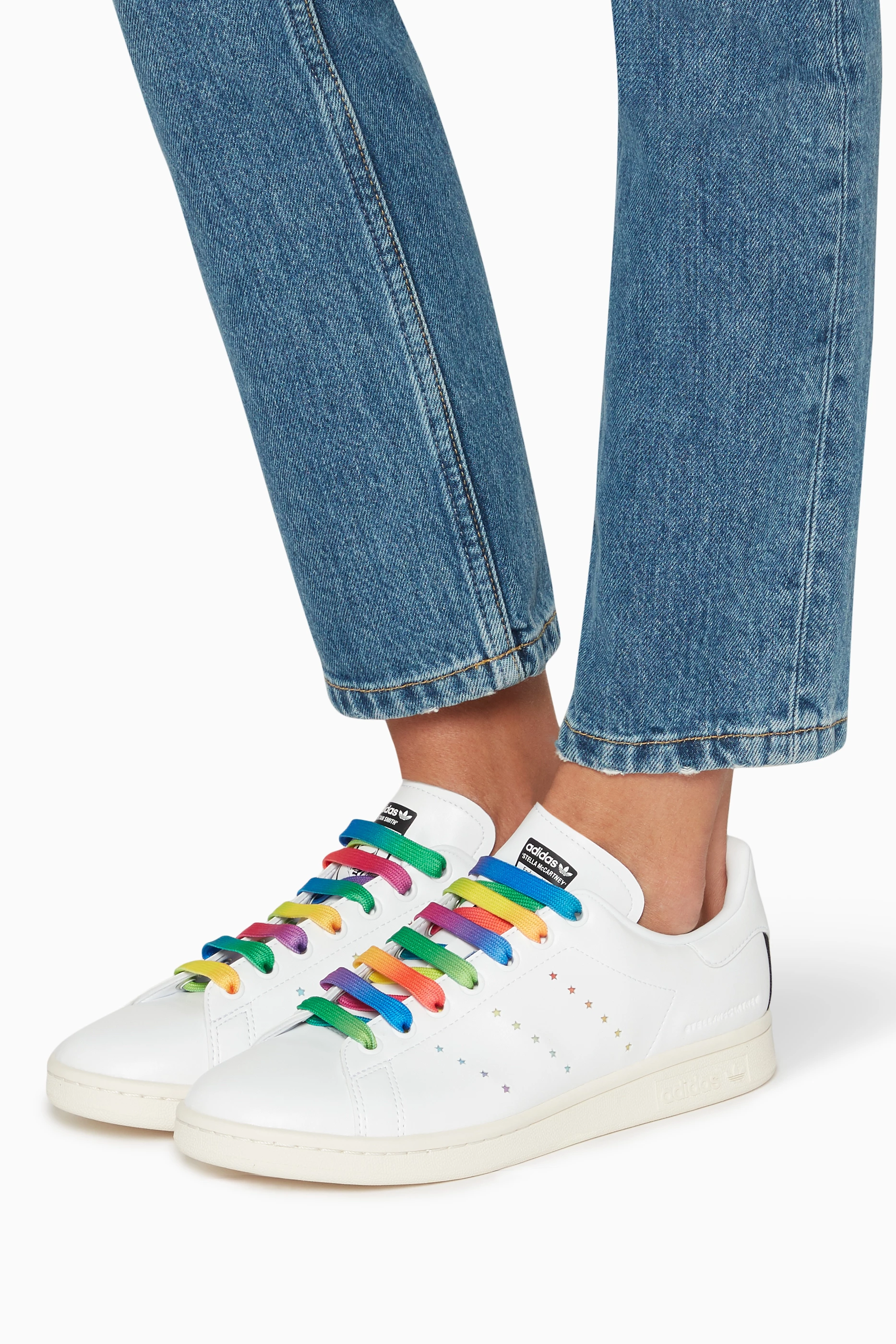 Buy Stella McCartney White x Adidas Stan Smith Sneakers For Women Online Ounass UAE