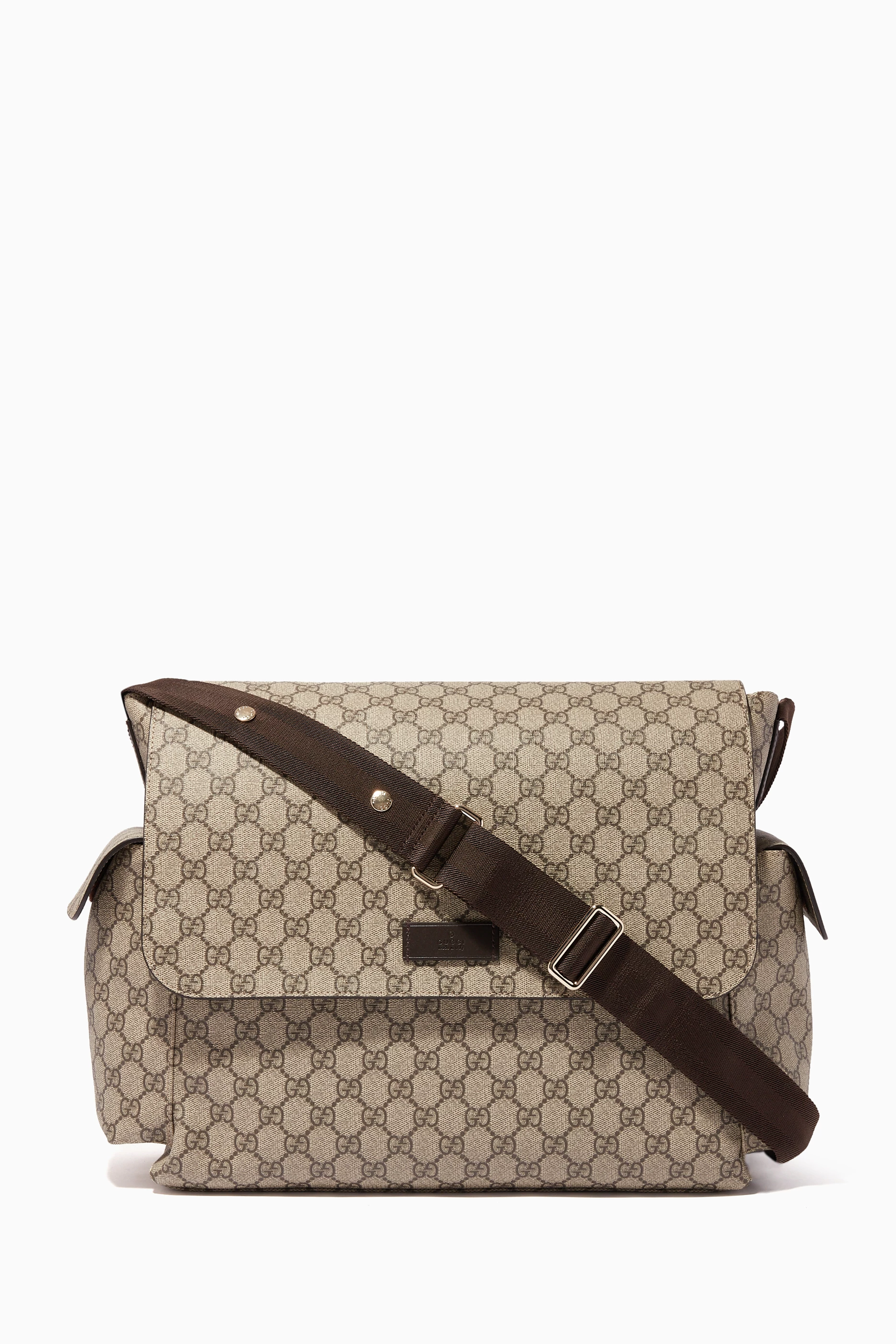 Buy Gucci Neutral GG Supreme Baby Changing Bag For UNISEX Online Ounass UAE