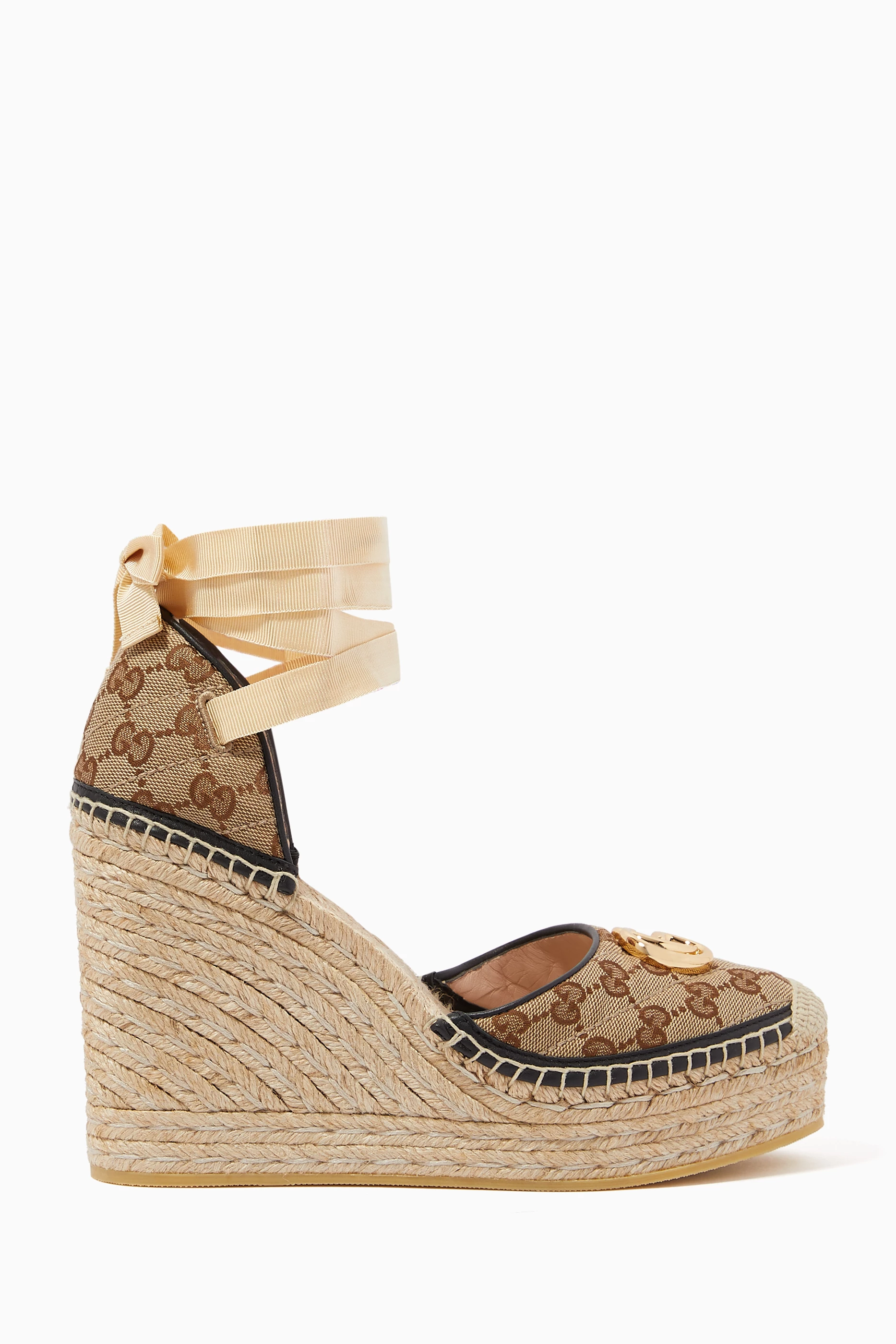 Gucci crochet wedges on sale