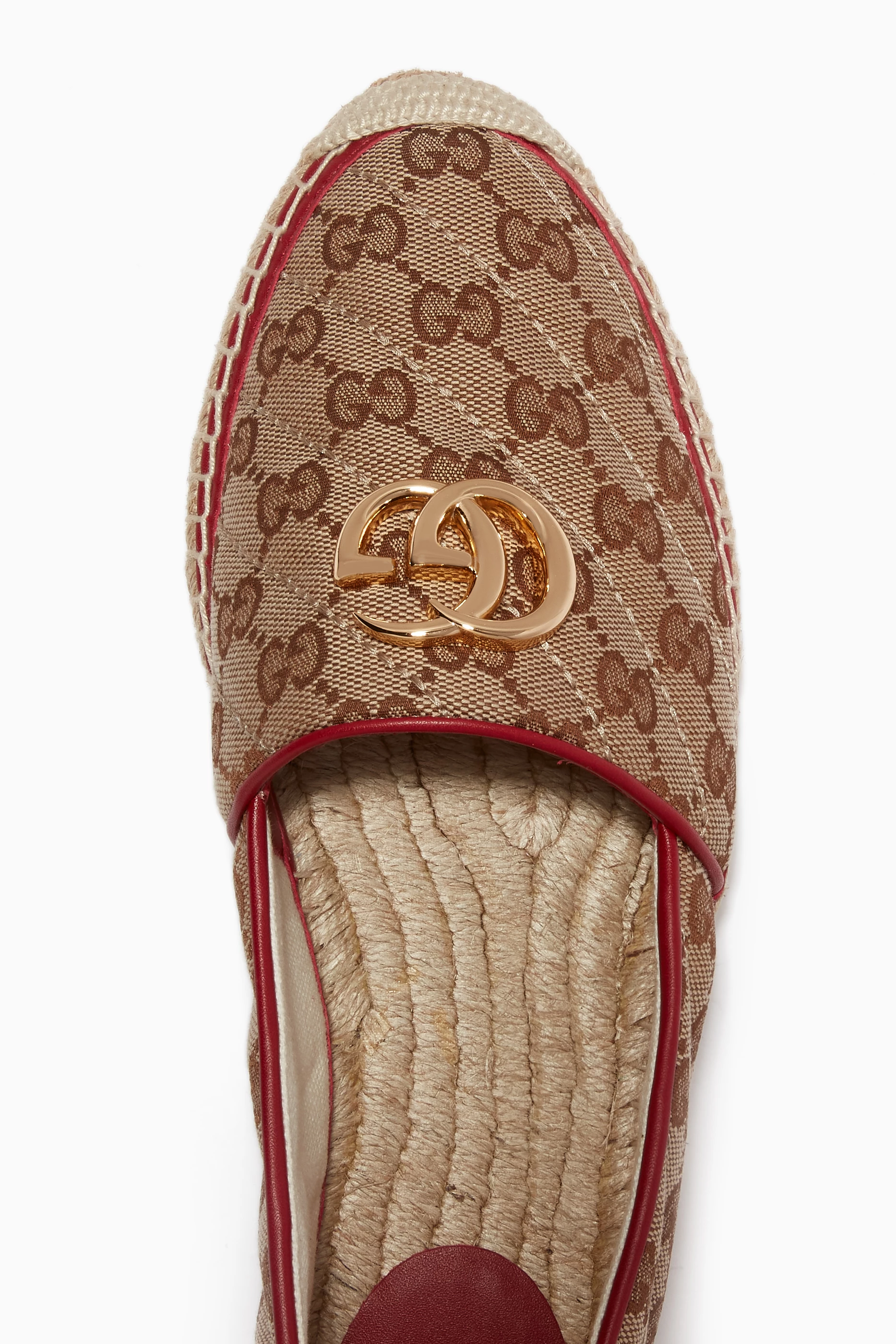 Gucci logo canvas espadrilles new arrivals