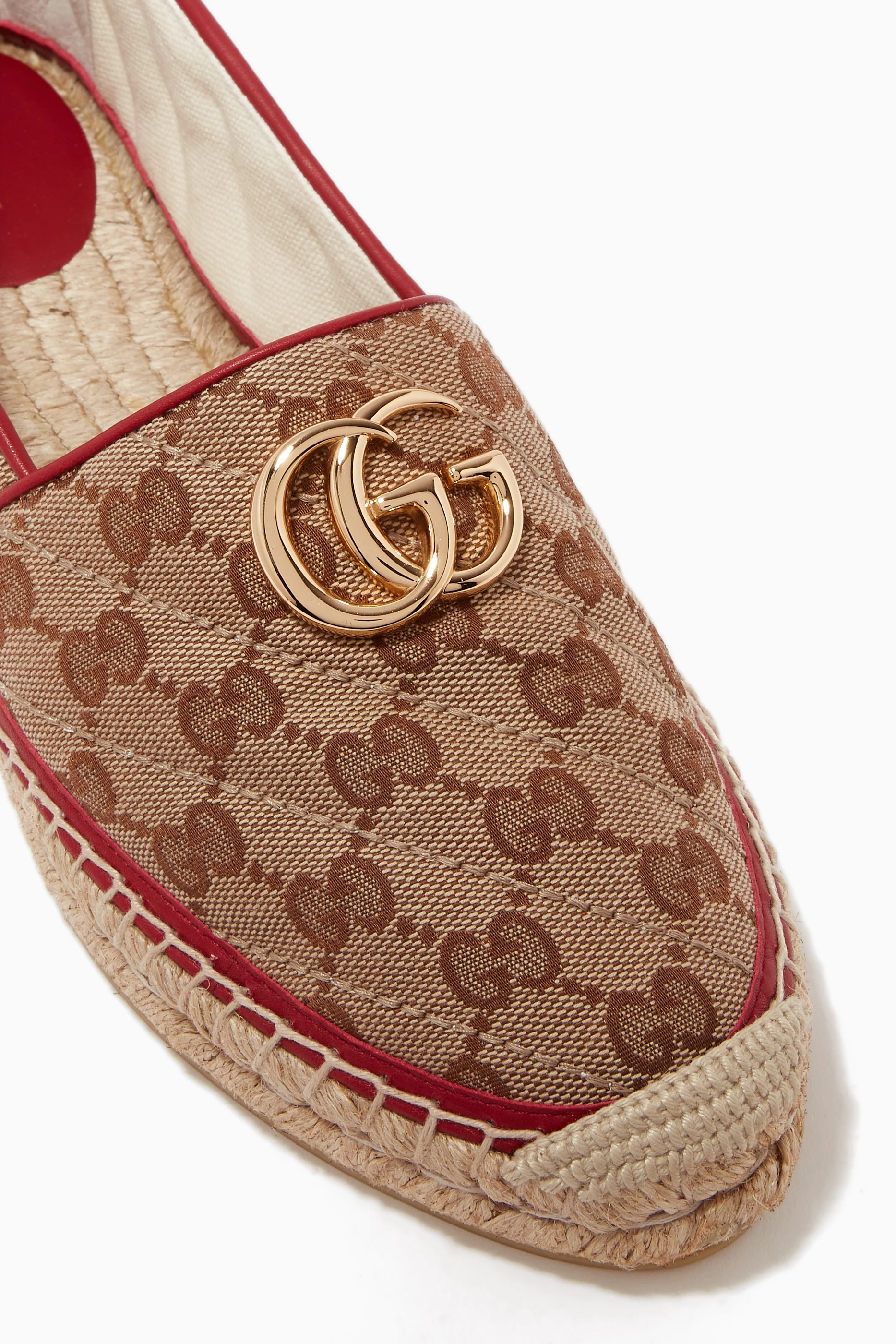 Buy Gucci Neutral GG Matelasse Canvas Espadrilles For Women Online Ounass UAE