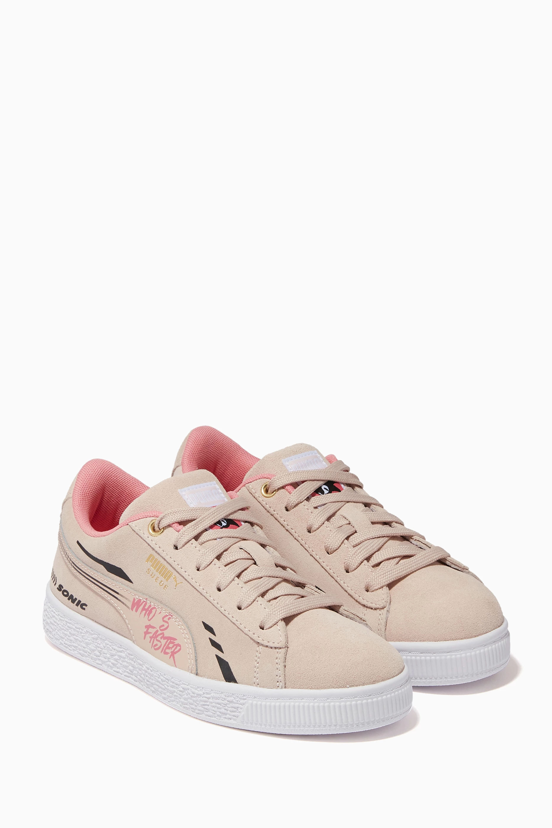Buy Puma Pink x SEGA Sonic Sneakers For Girls Online Ounass UAE