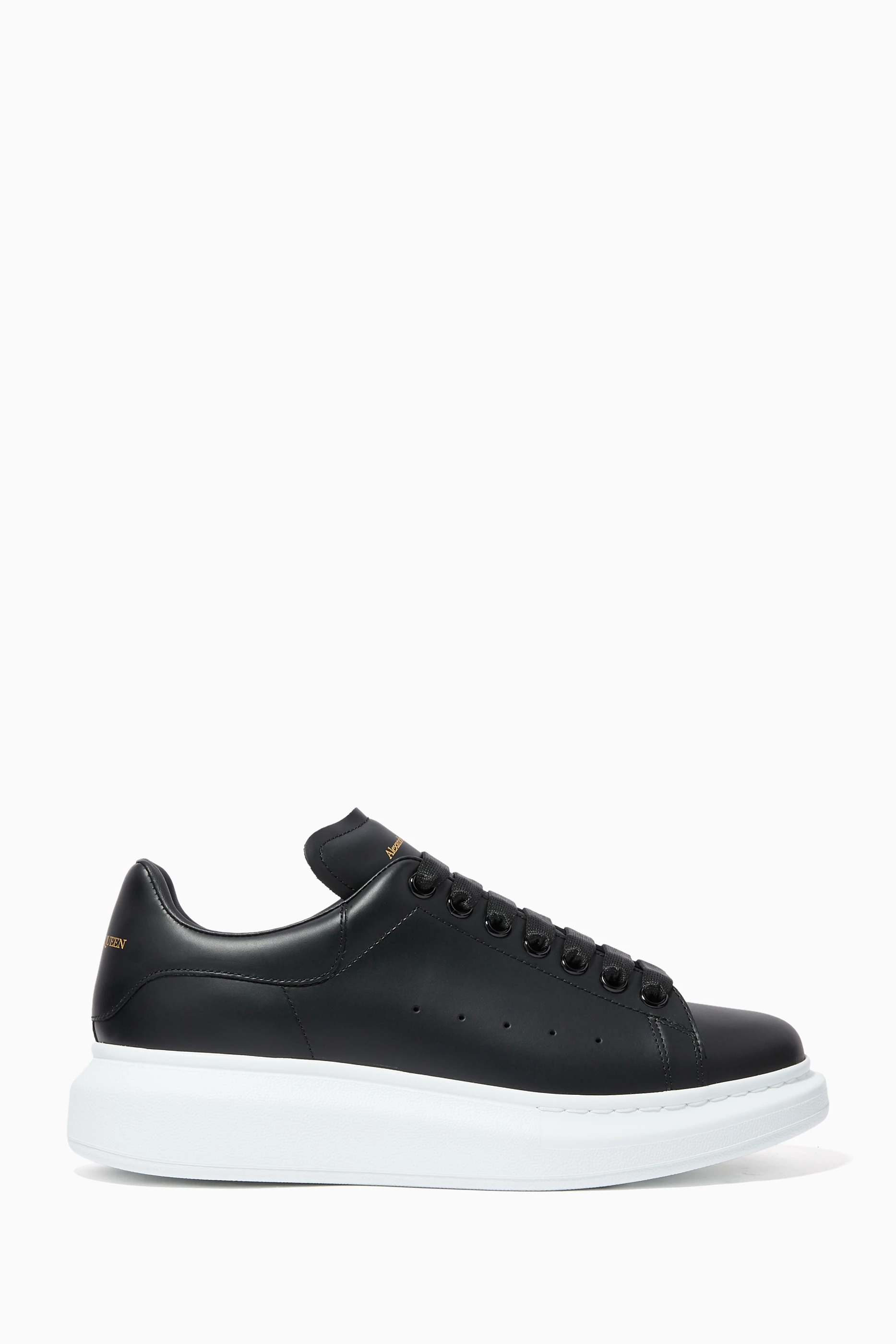 Alexander mcqueen black with white sole clearance