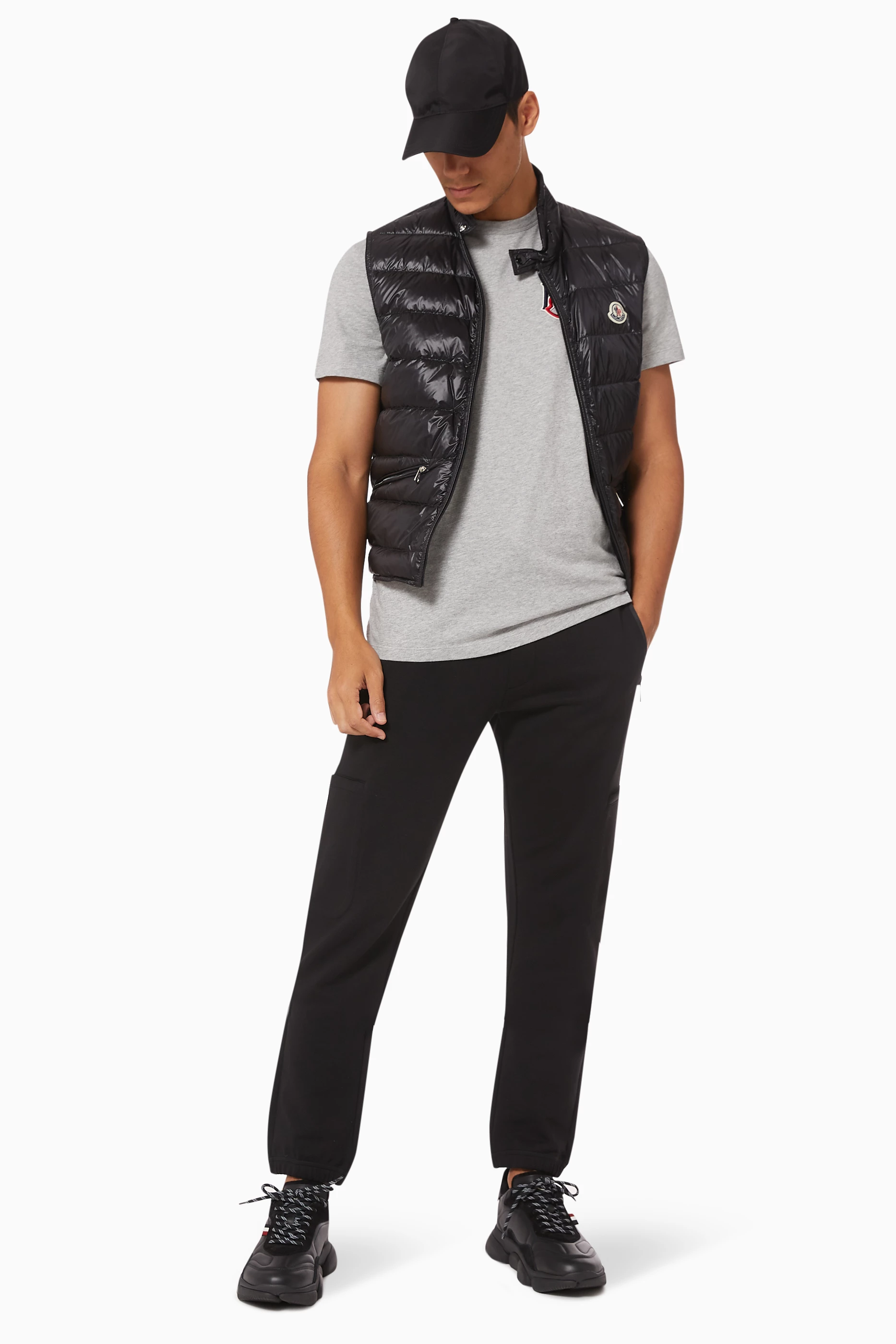 Moncler gui padded gilet shop