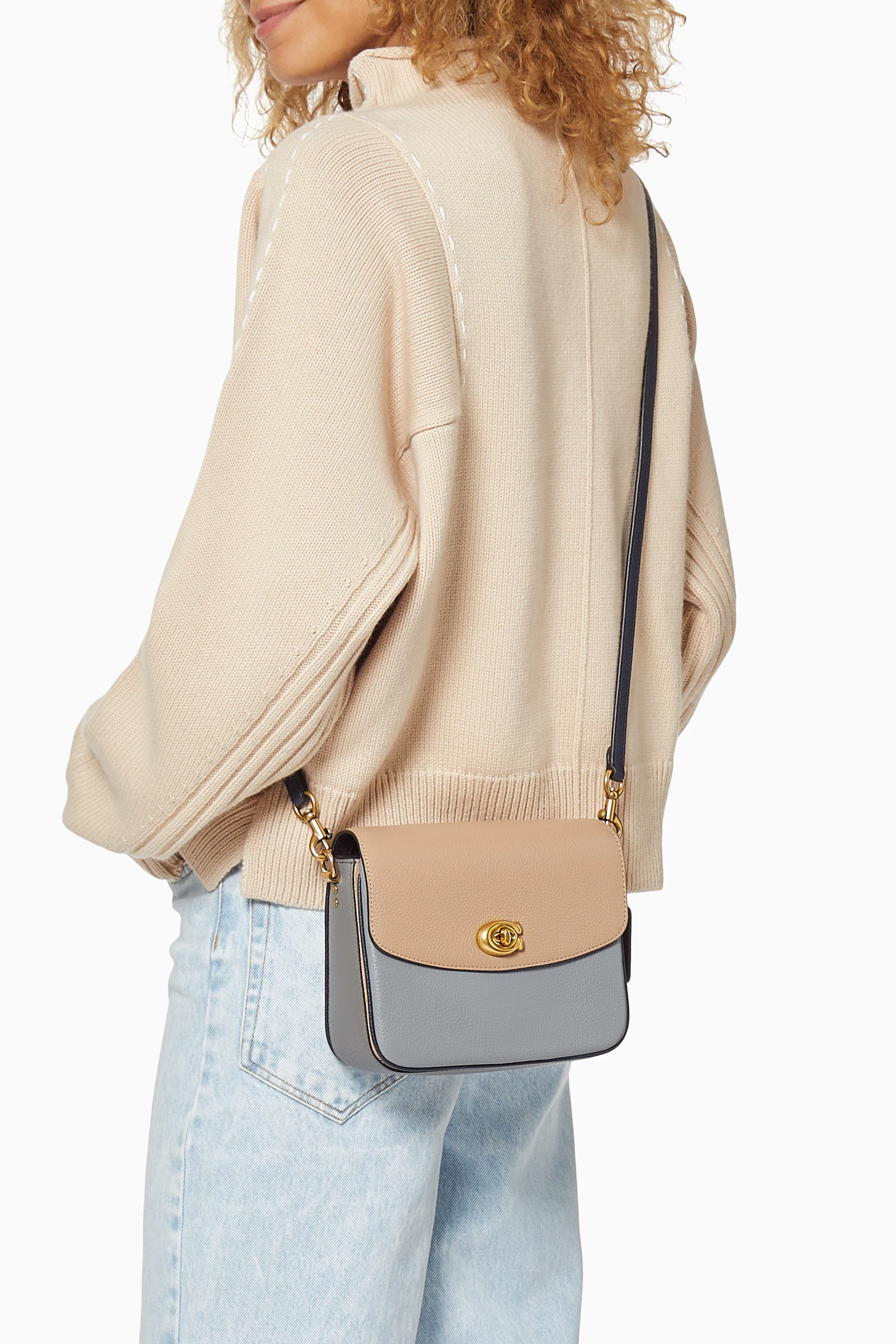 Buy Coach Multicolour Cassie 19 Crossbody Bag in Pebble Leather For Women Online Ounass UAE