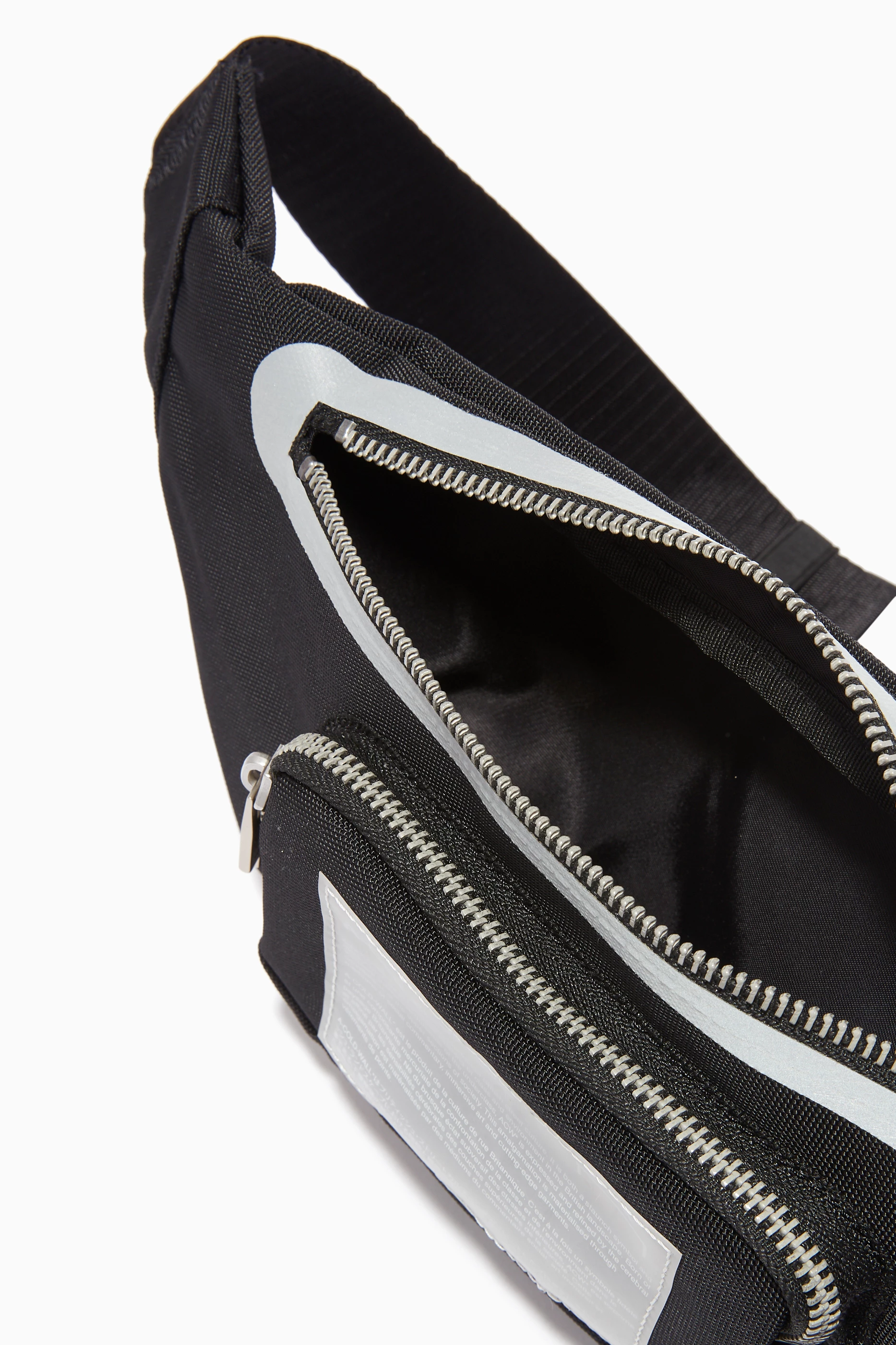 Buy A Cold Wall Black Mission Statement Belt Bag For Men Online Ounass UAE