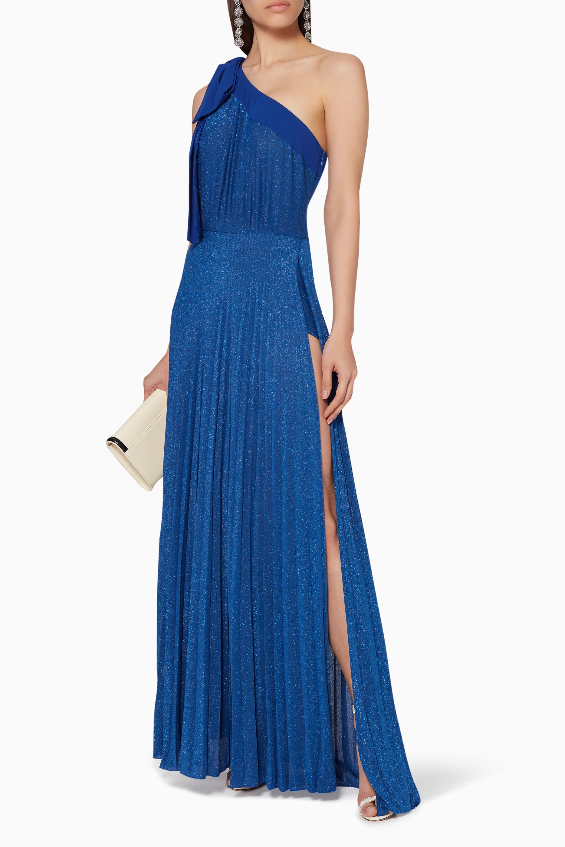 Elisabetta franchi blue dress sales
