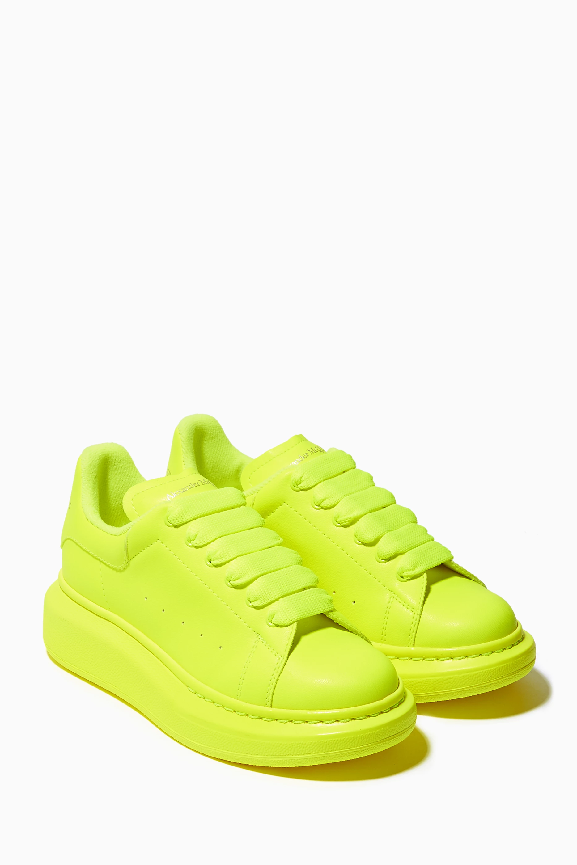 Alexander mcqueen neon sneakers shop