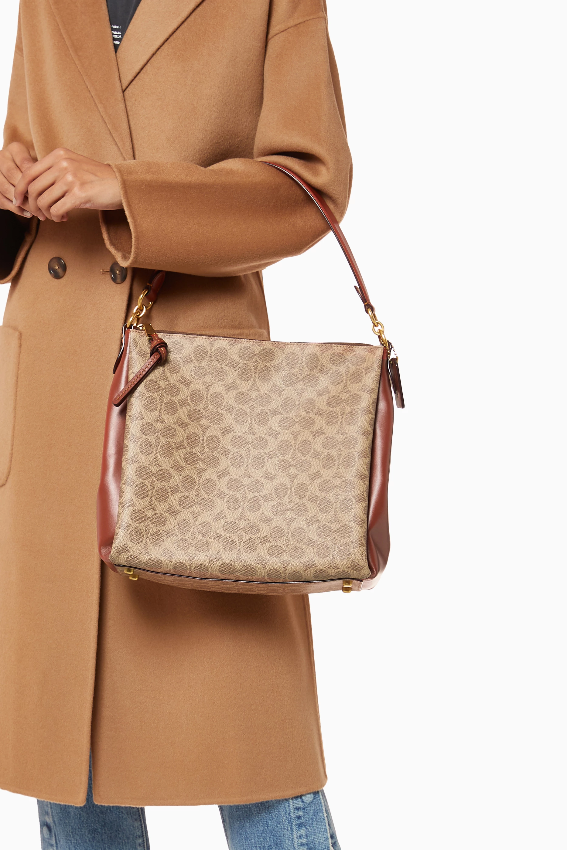 Shay shoulder bag in signature canvas clearance