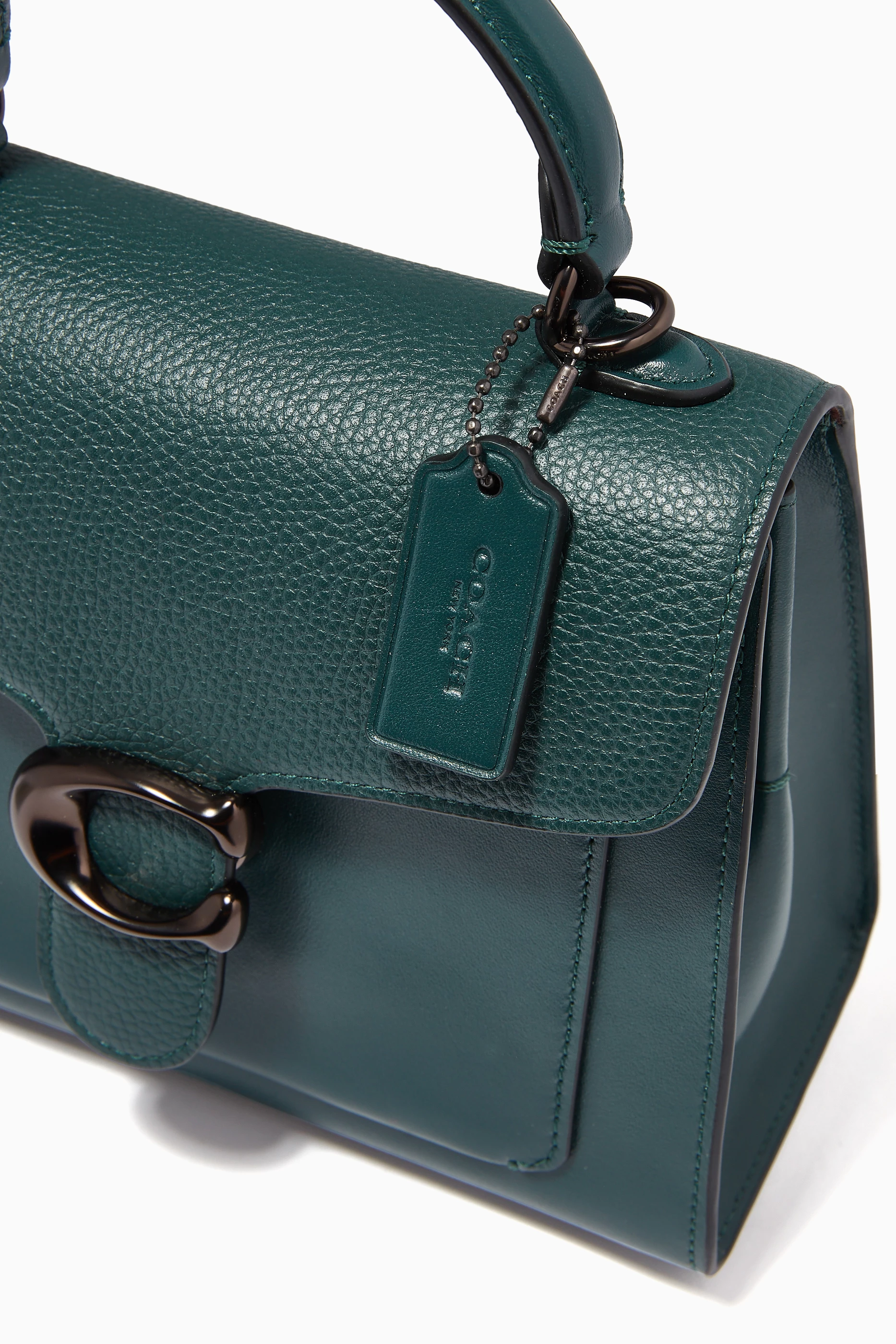 Buy Coach Green Tabby Top Handle 20 in Mix Leather For Women Online Ounass UAE