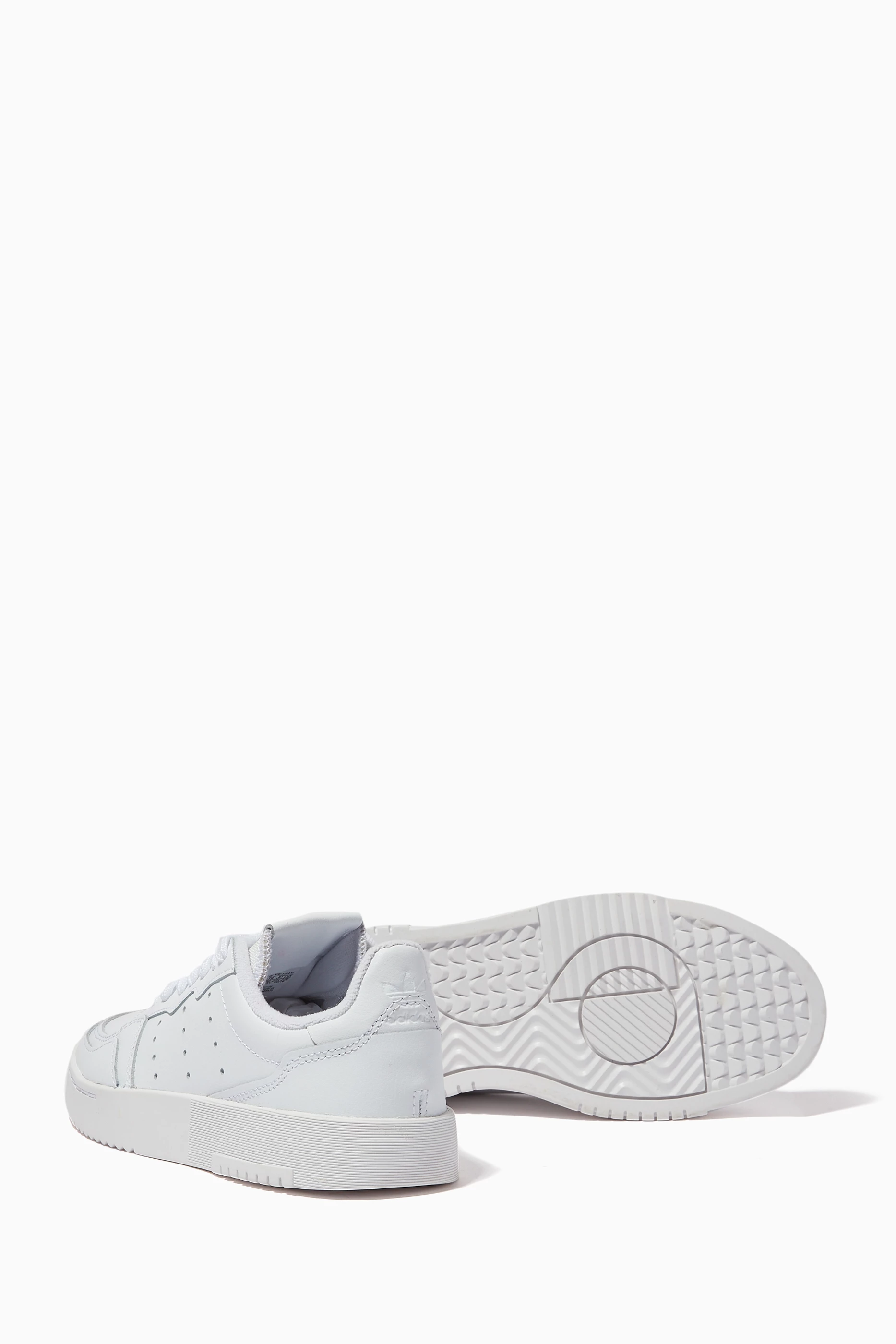 Buy adidas White Supercourt Leather Sneakers For Boys Online Ounass UAE
