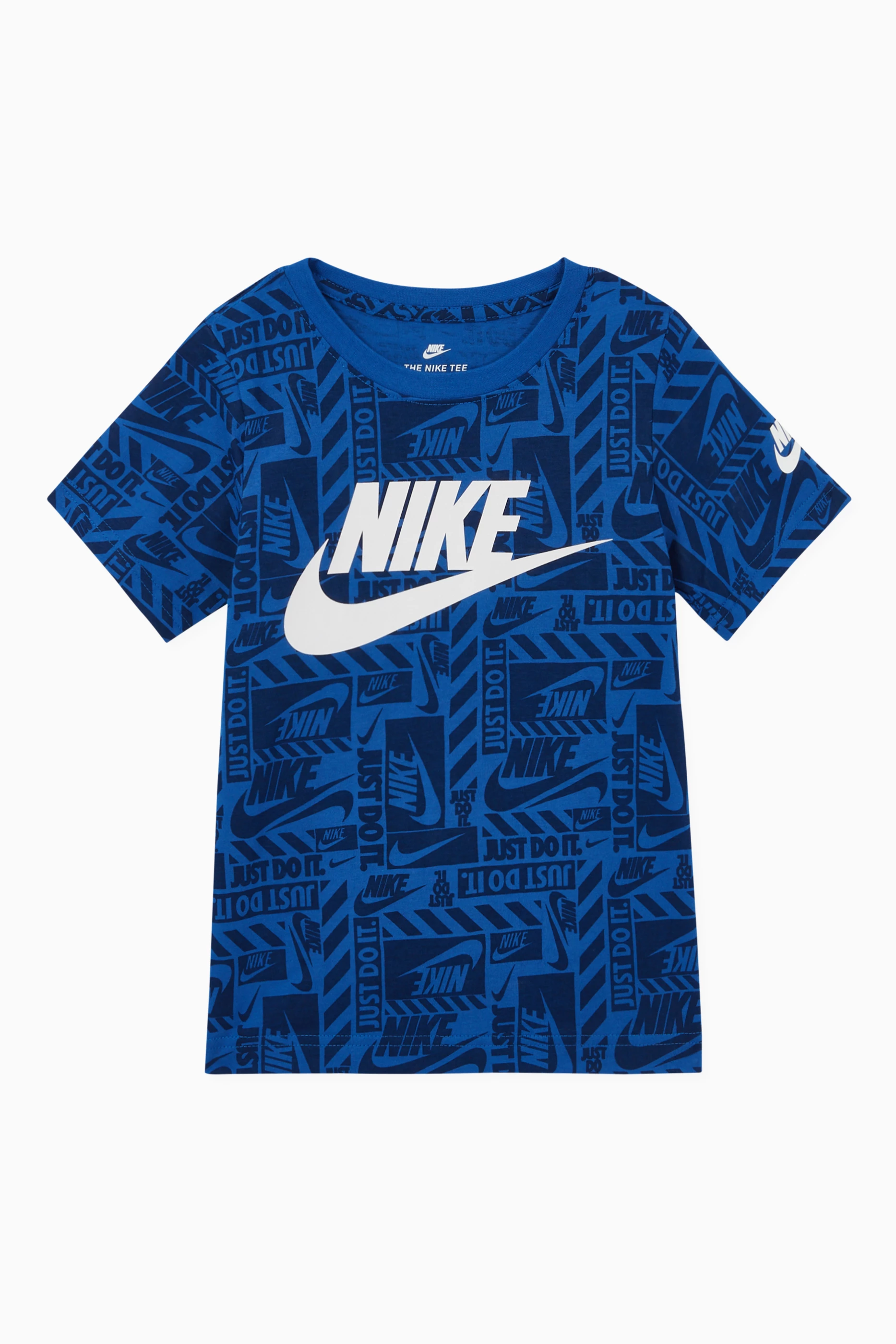 Blue nike just do it shirt deals