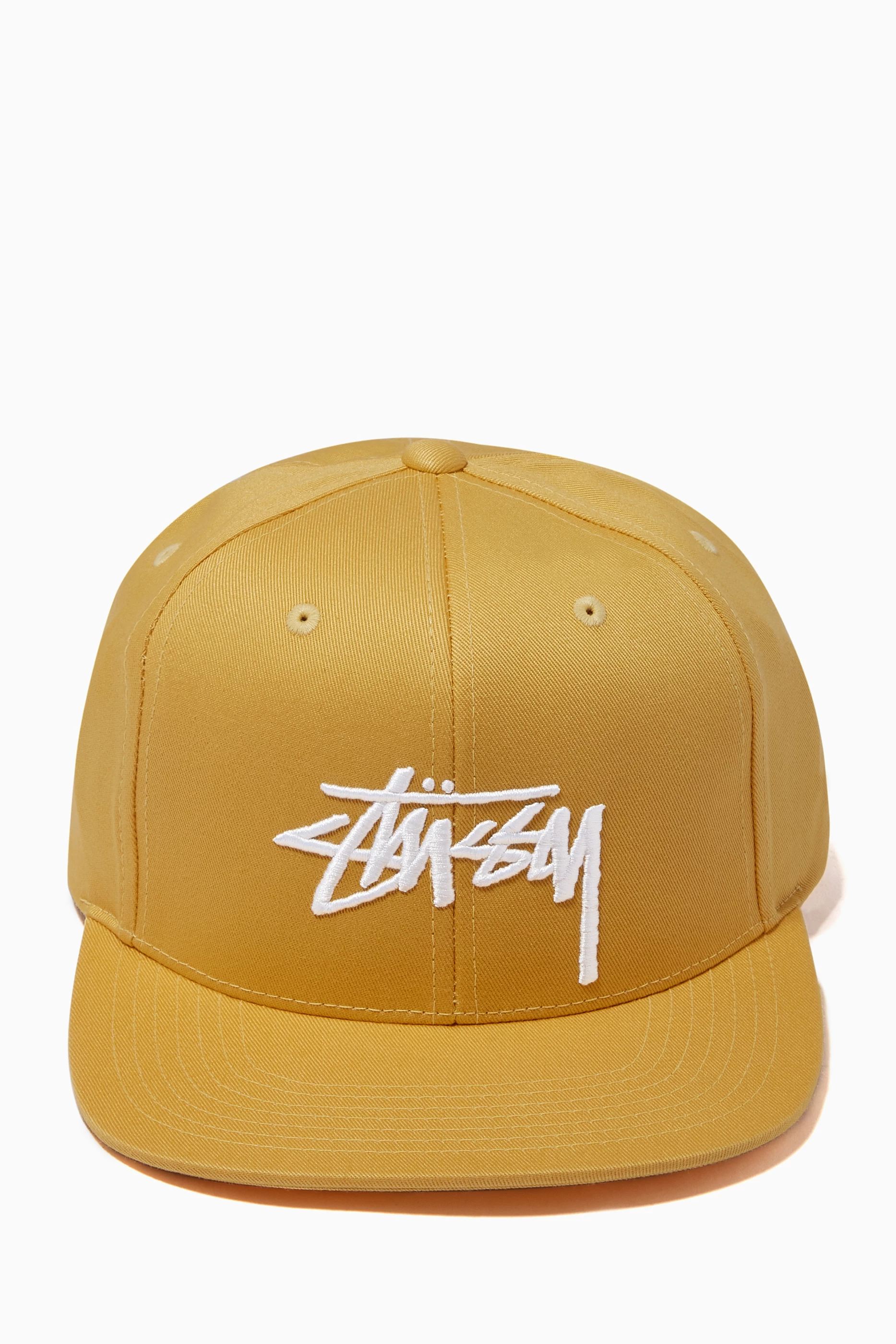 Buy Stussy Yellow Stock Cap For Men Online Ounass UAE