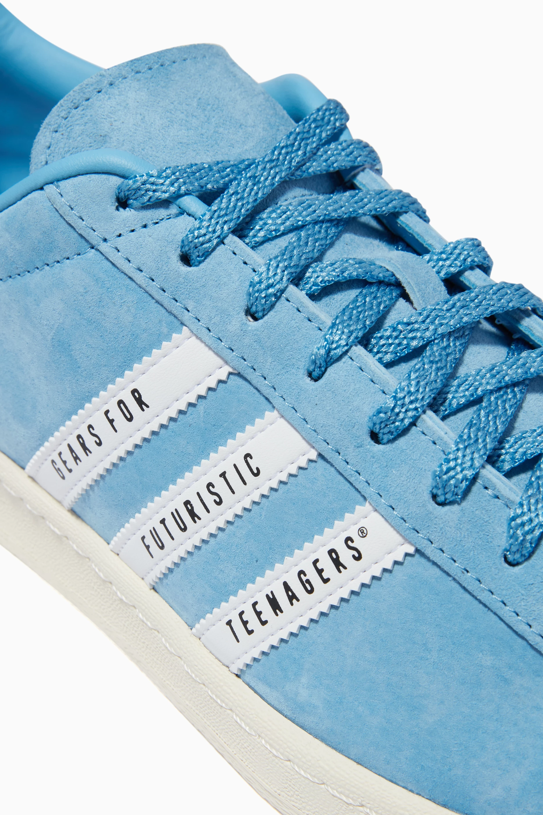 Buy adidas Blue x Human Made Superstar 80s Campus Sneakers in