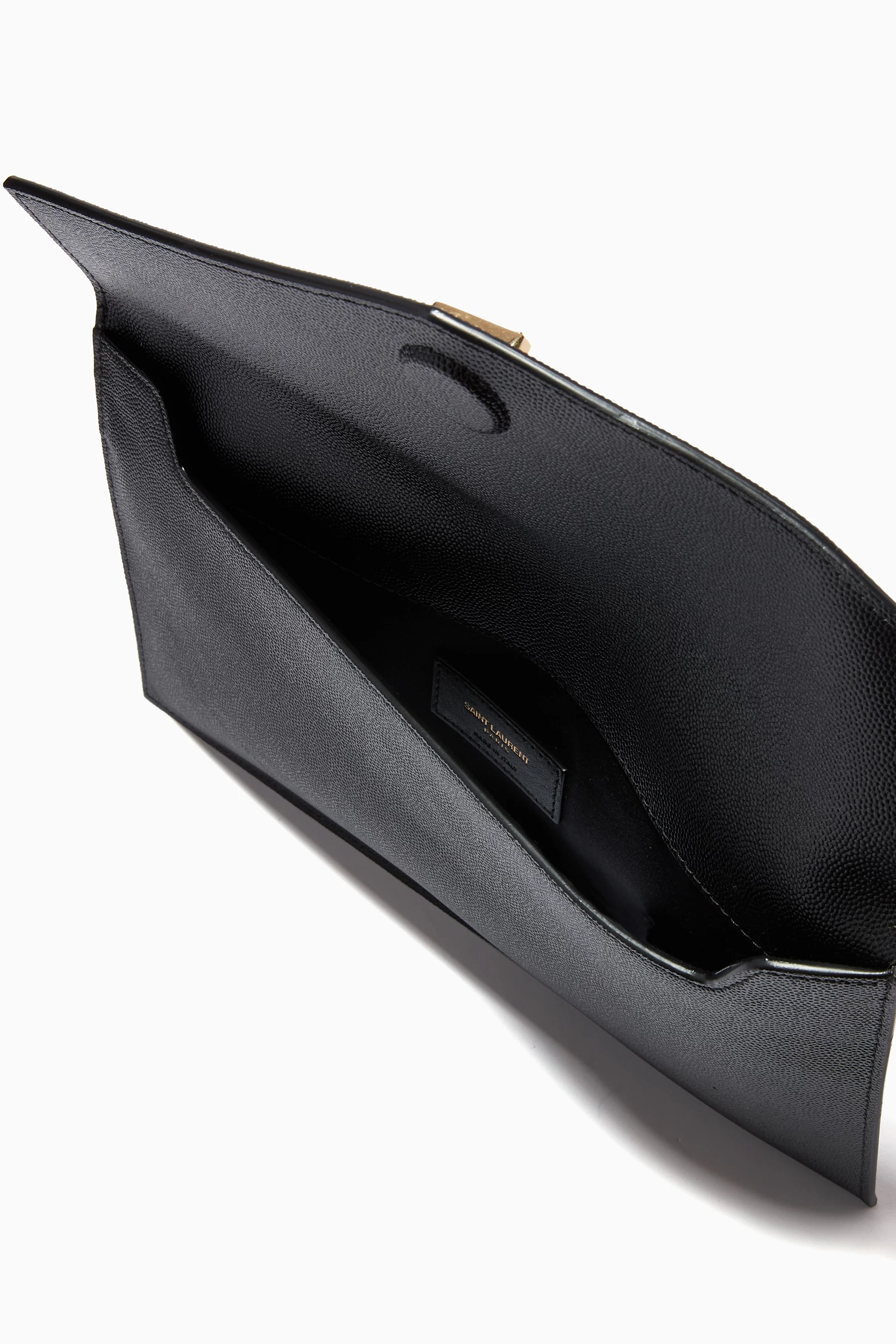 Uptown pouch in grain de poudre embossed leather clearance