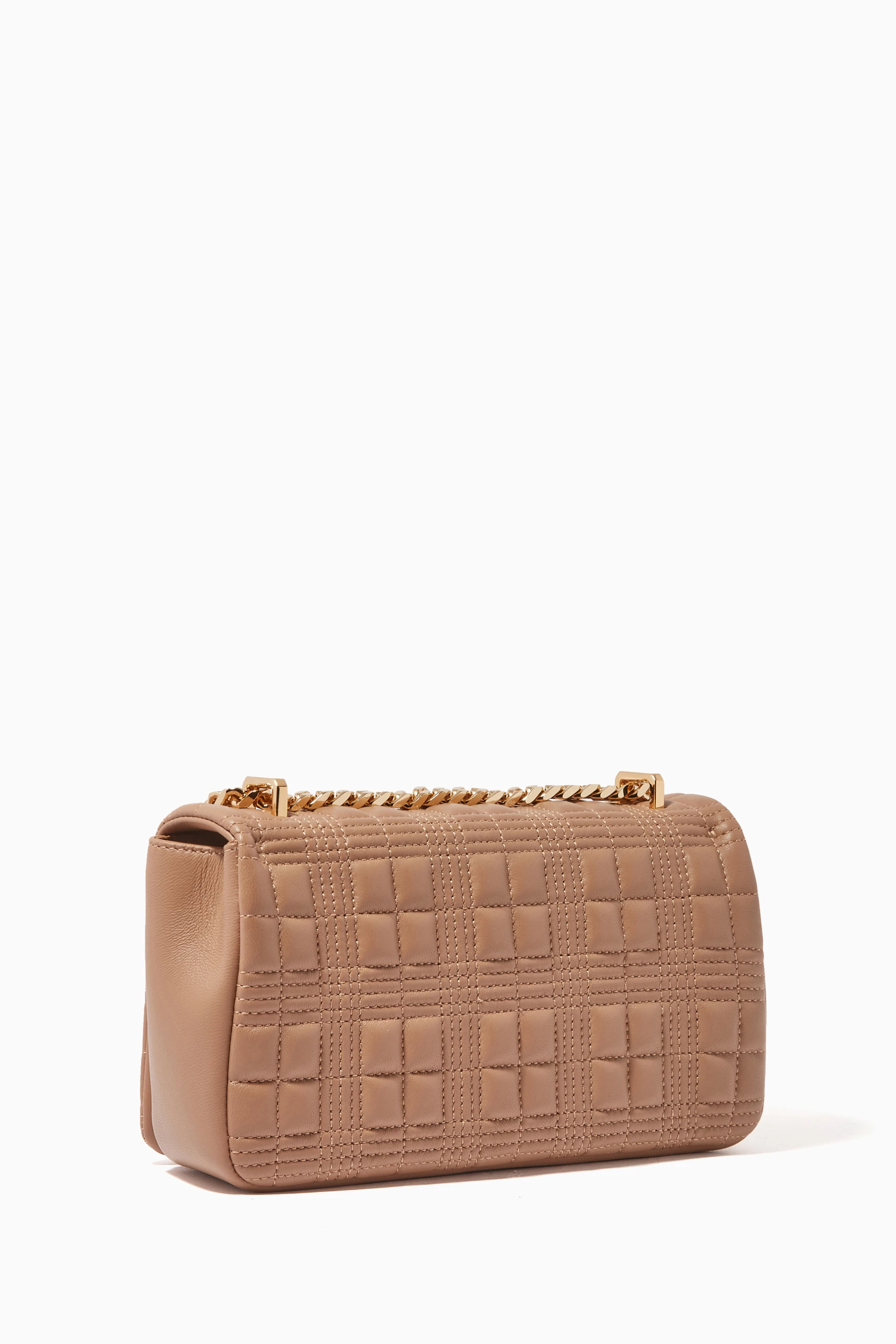 Buy Burberry Neutral Small Lola Bag in Quilted Lambskin For Women Online Ounass UAE