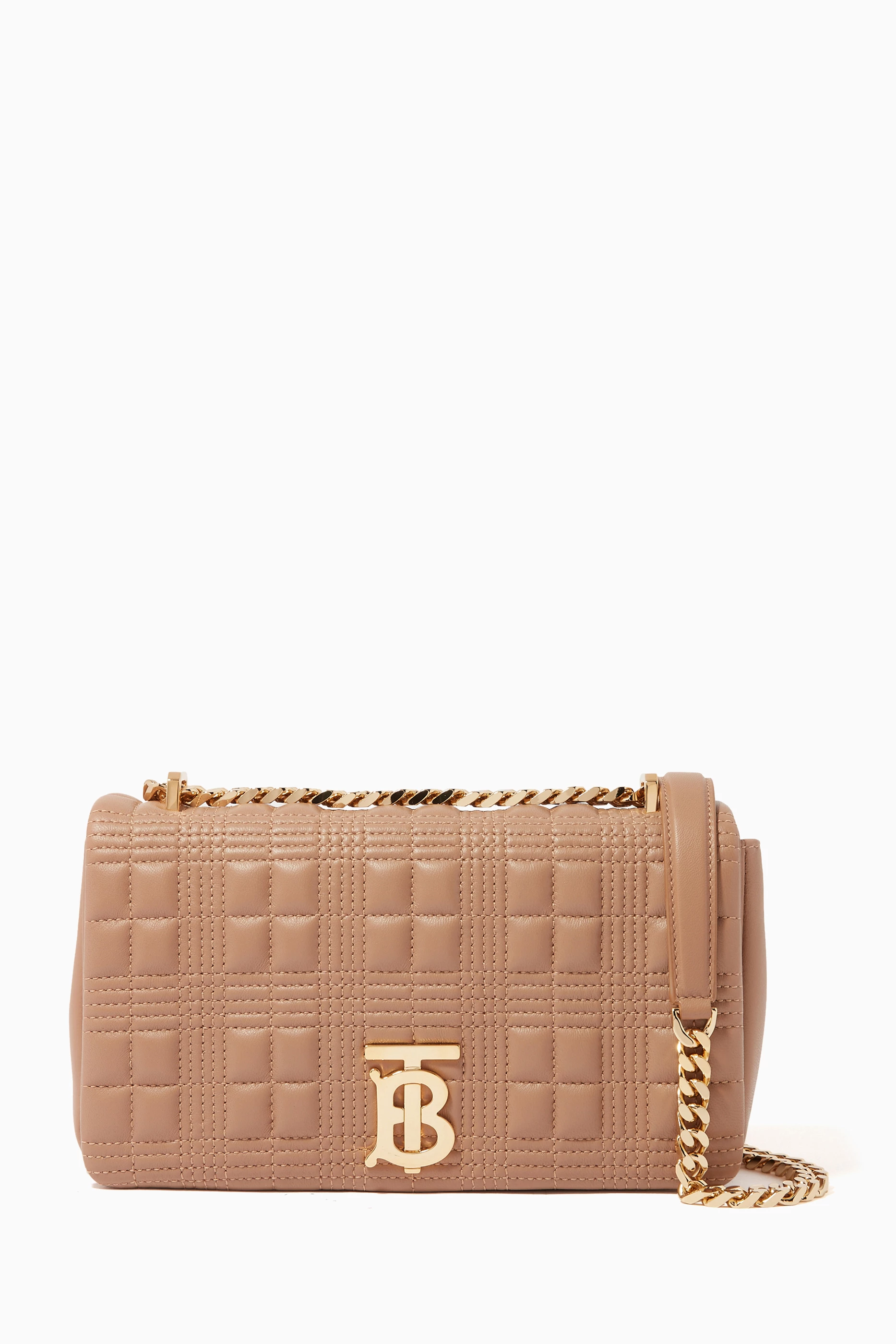 Buy Burberry Neutral Small Lola Bag in Quilted Lambskin For Women Online Ounass UAE