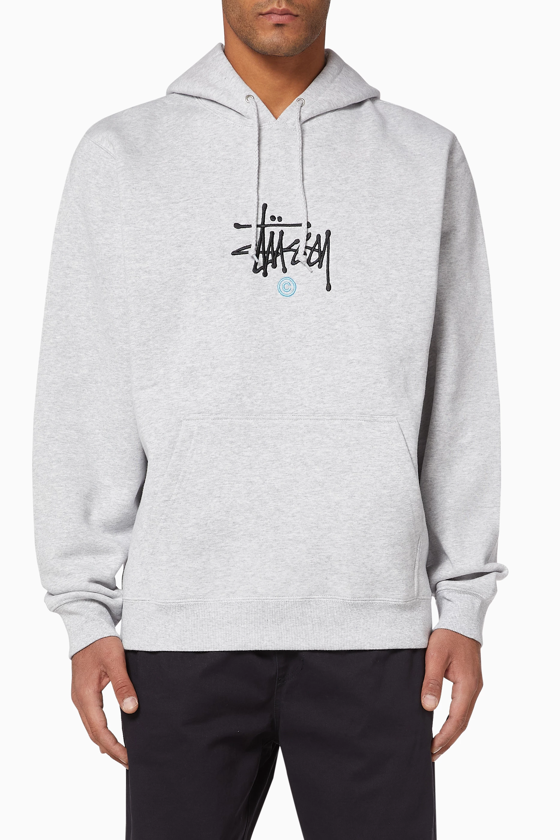 Stussy copyright applique hoodie cheap