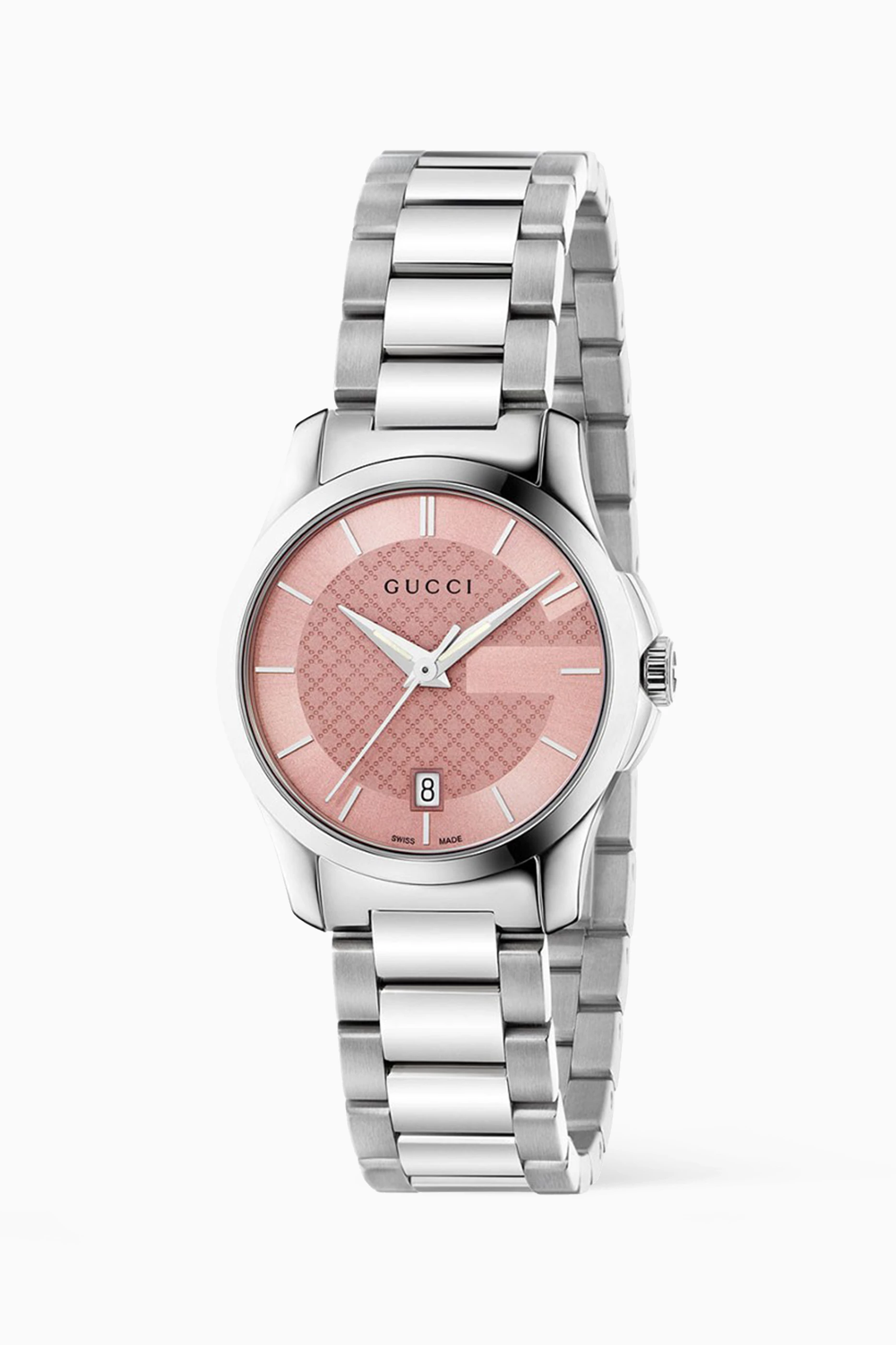 Gucci ladies watch silver best sale