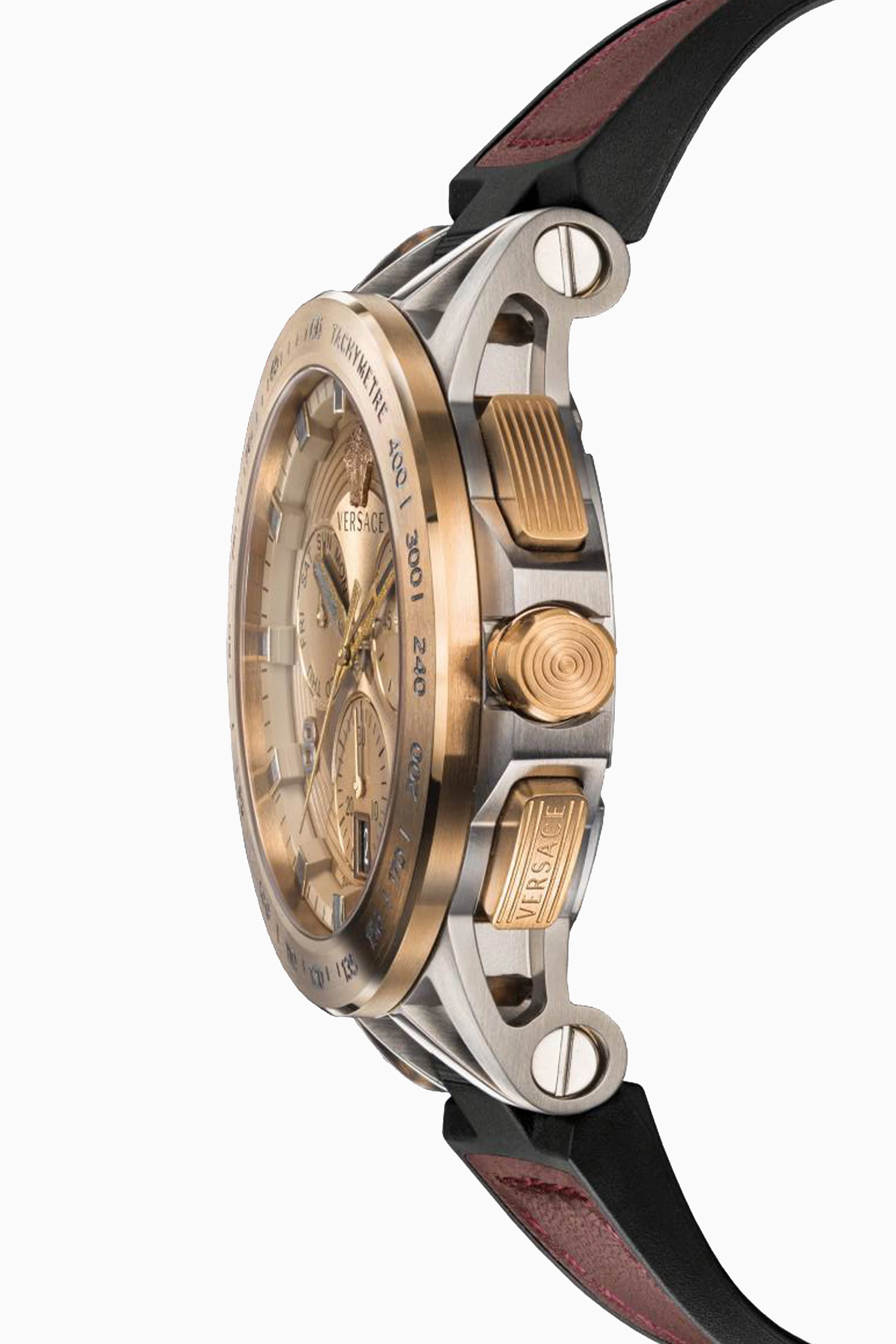 Versace burgundy sport tech watch sale